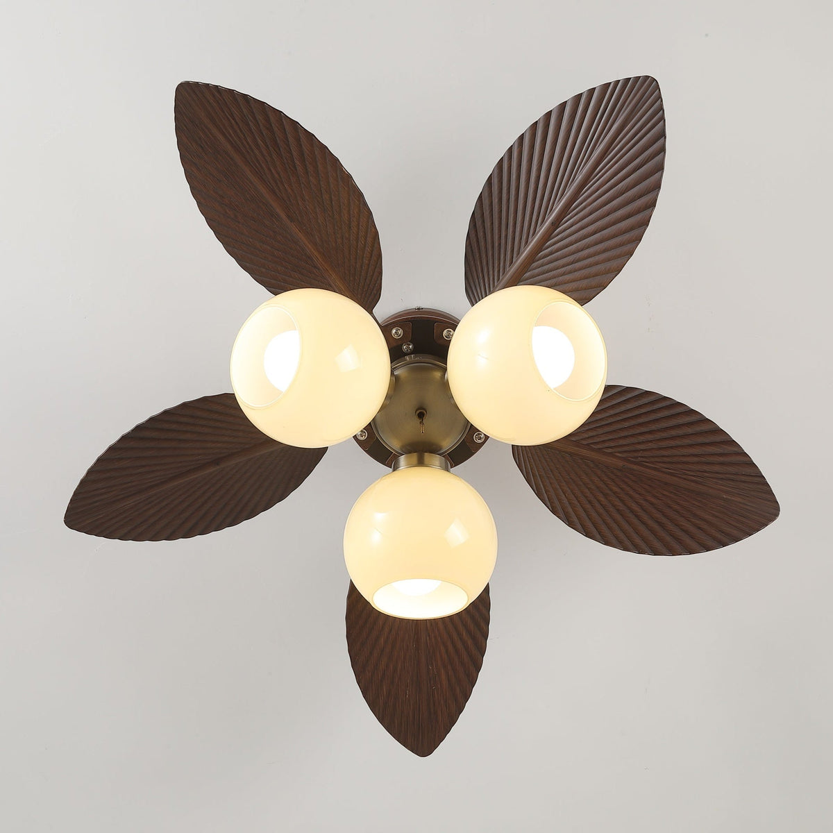 Walden ventilador de techo con luz de madera