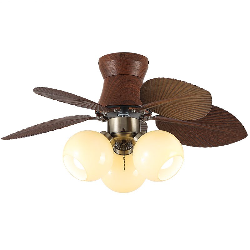 Walden ventilador de techo con luz de madera