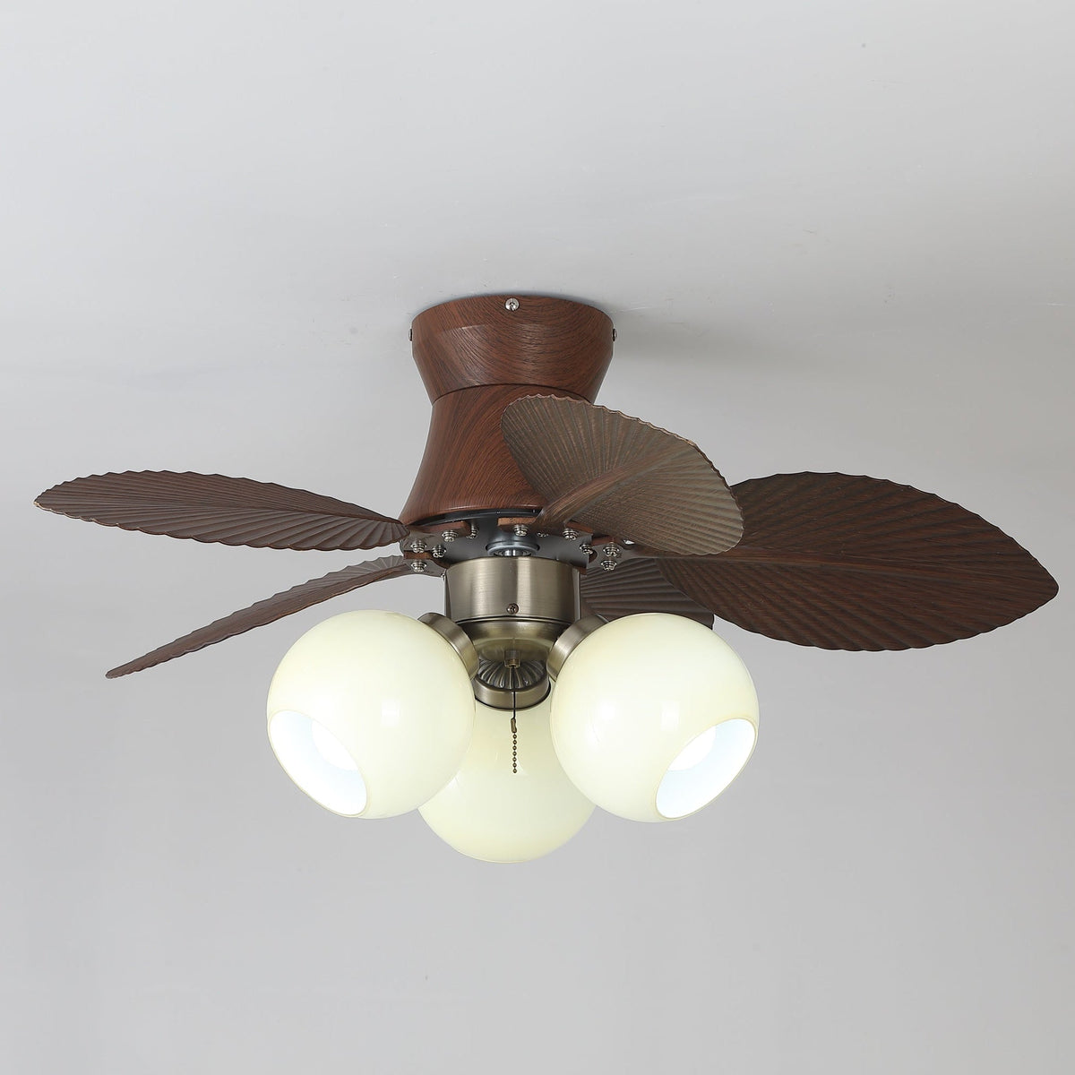 Walden ventilador de techo con luz de madera