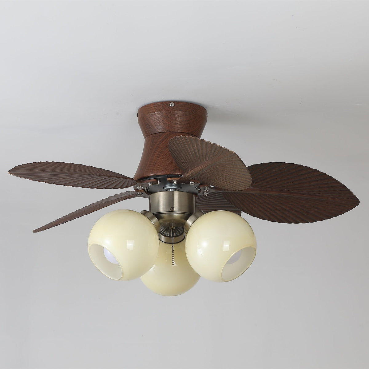 Walden ventilador de techo con luz de madera