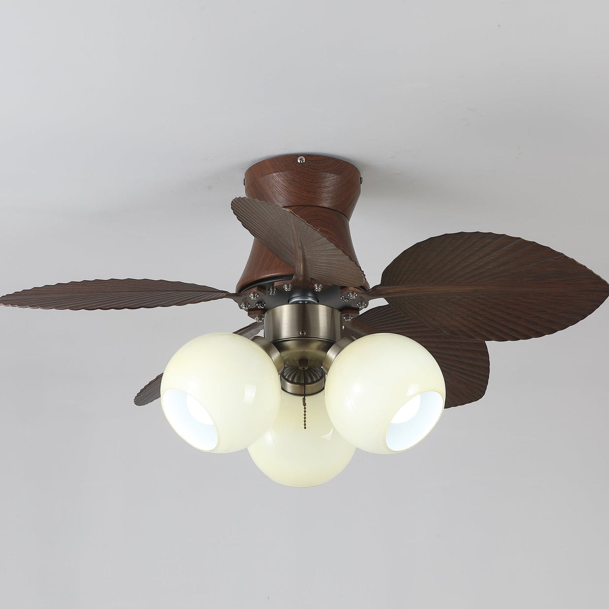Walden ventilador de techo con luz de madera