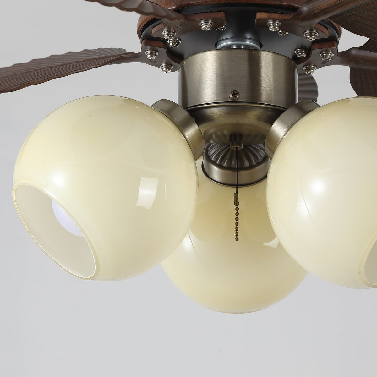 Walden ventilador de techo con luz de madera
