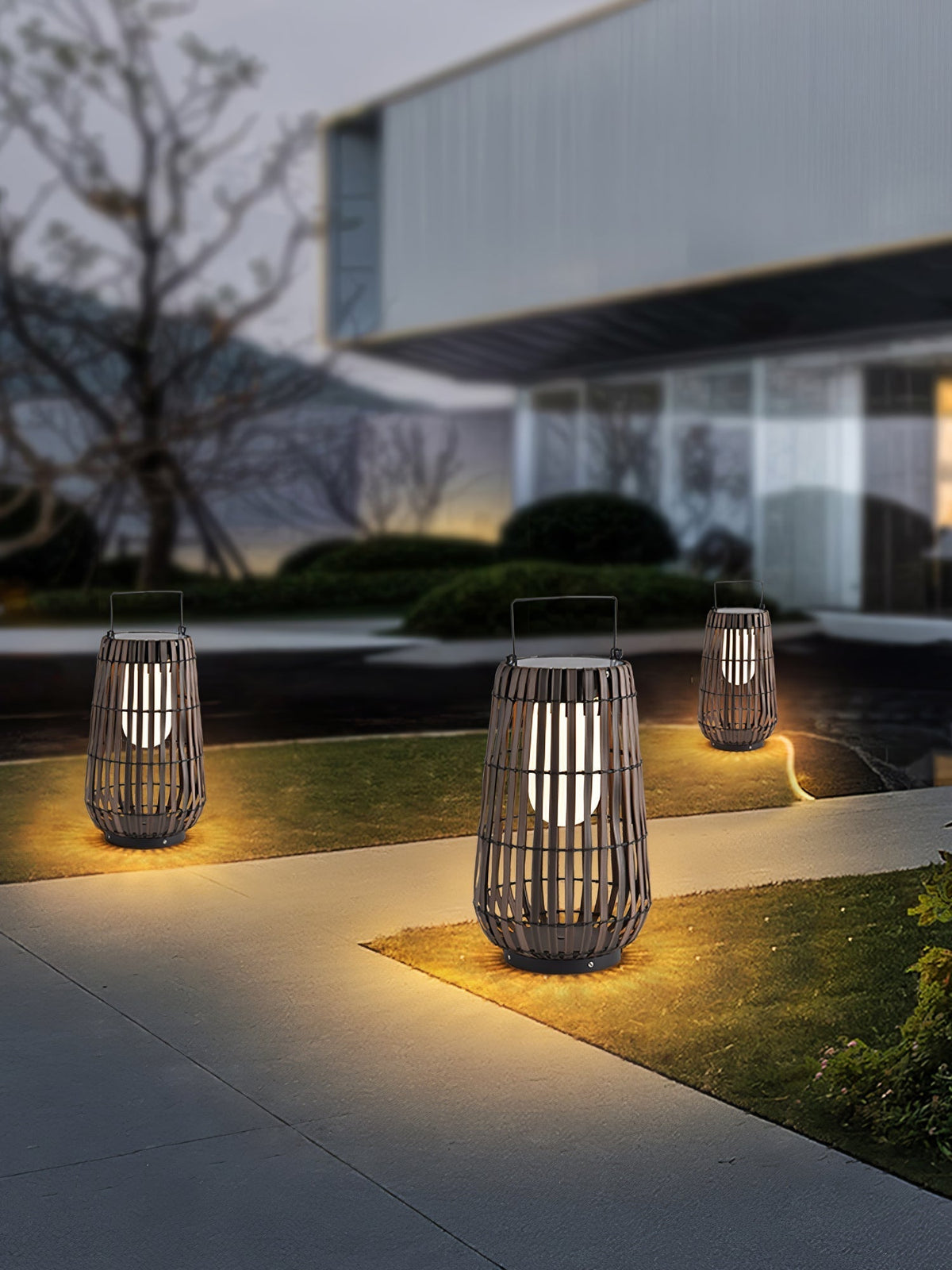 Veshael Tropic Braid farol lámpara exterior