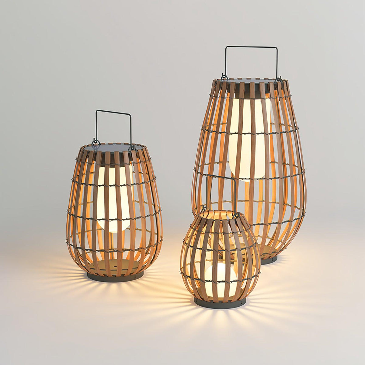 Veshael Tropic Braid farol lámpara exterior