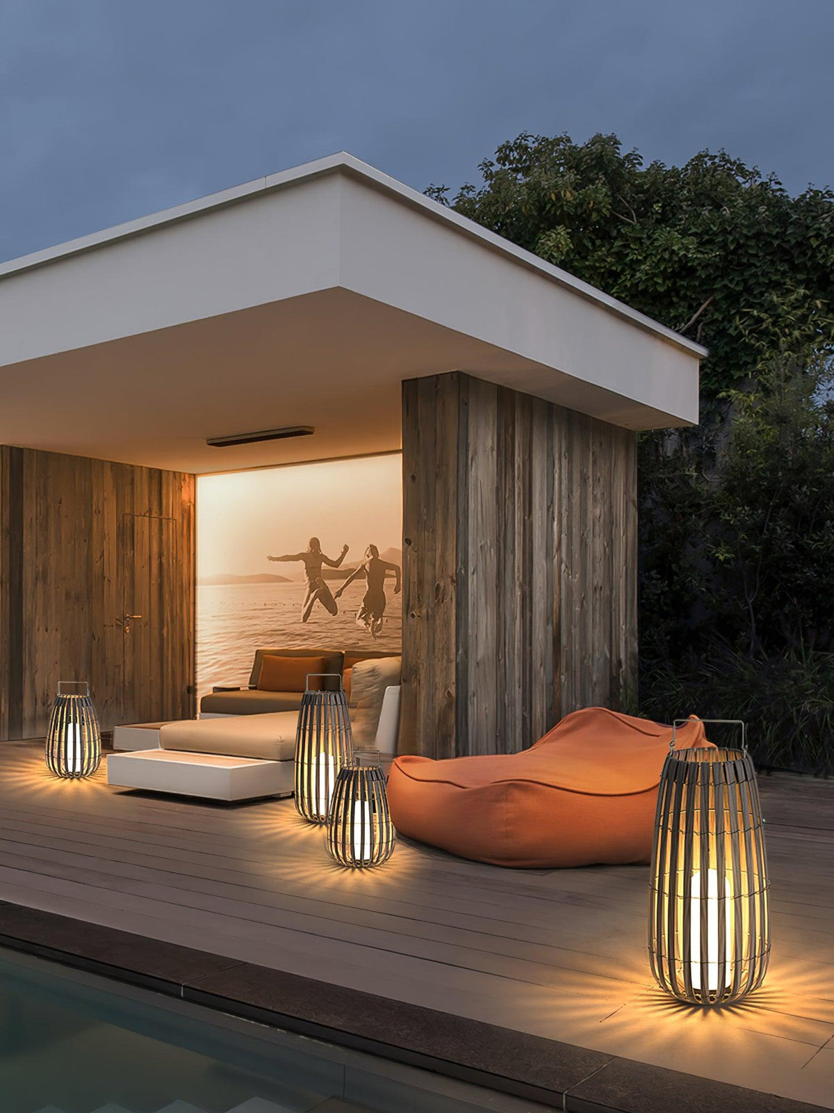 Veshael Tropic Braid farol lámpara exterior