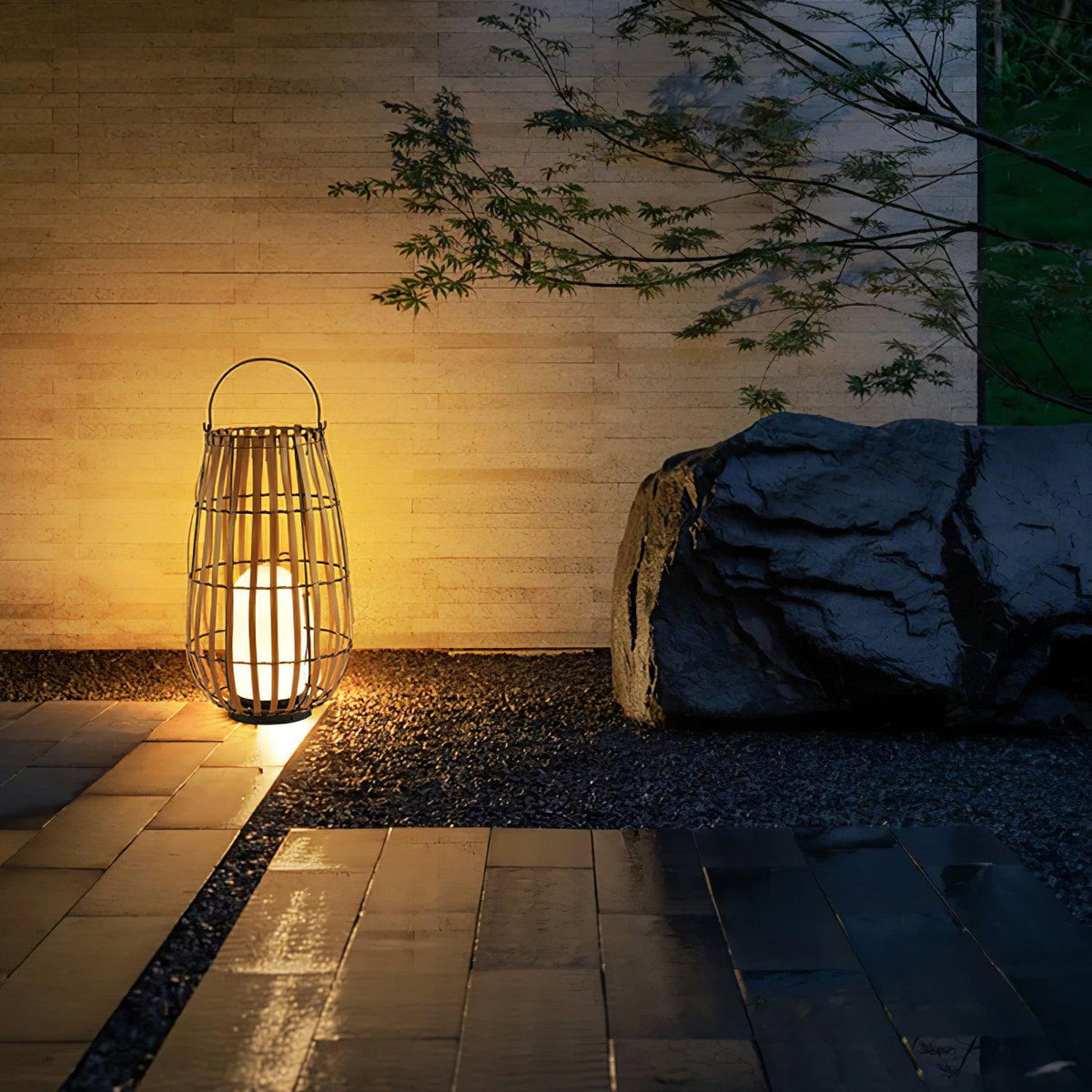Veshael Tropic Braid farol lámpara exterior