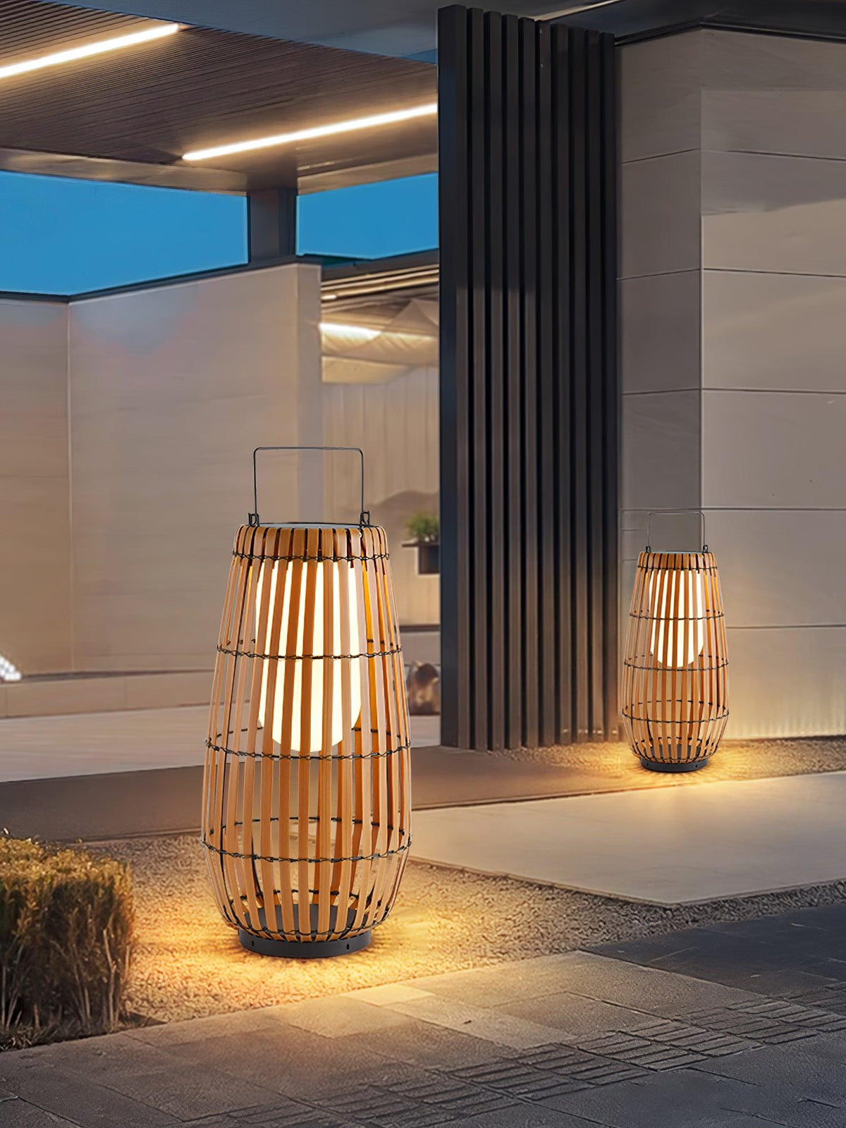 Veshael Tropic Braid farol lámpara exterior