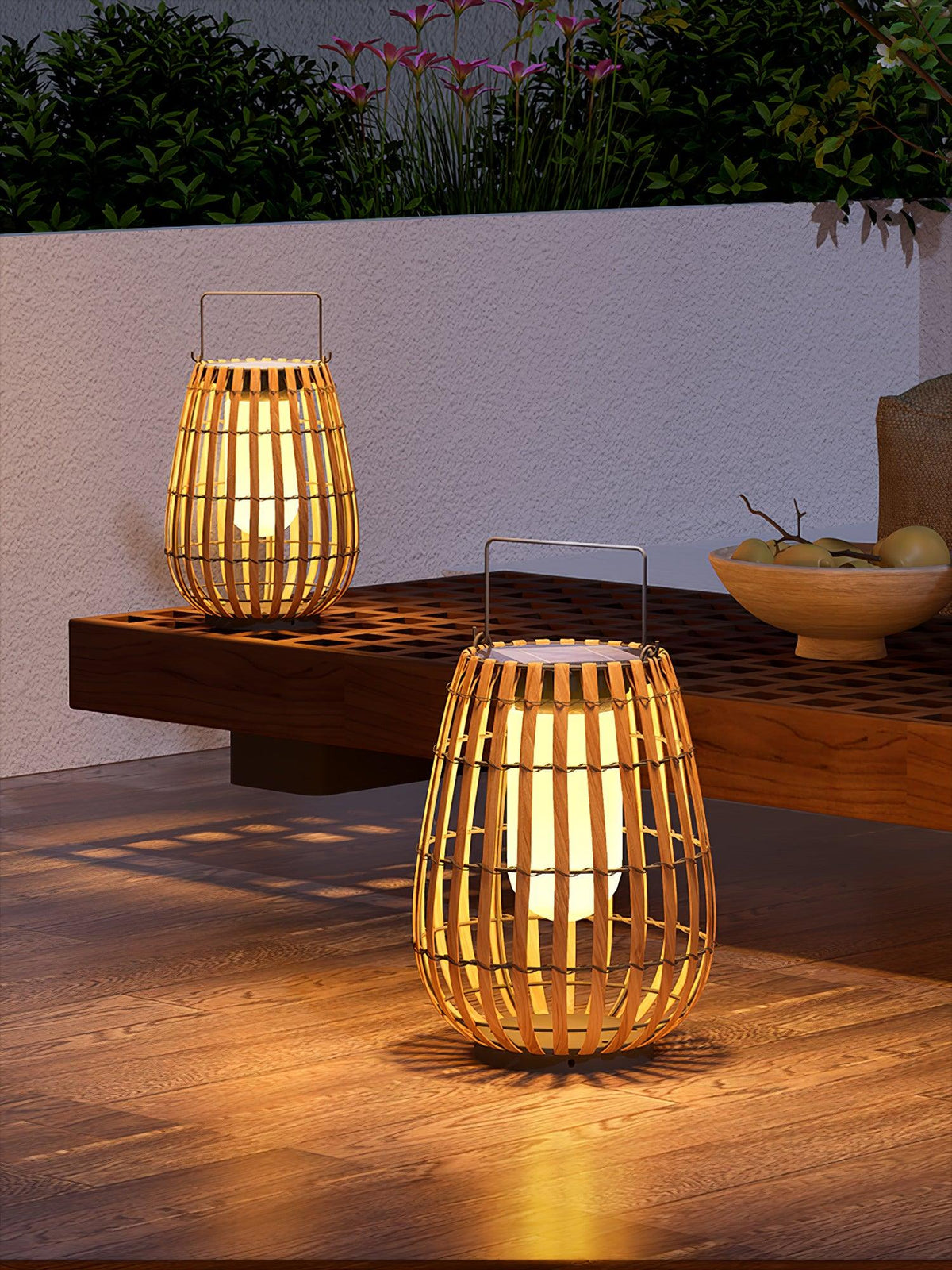 Veshael Tropic Braid farol lámpara exterior