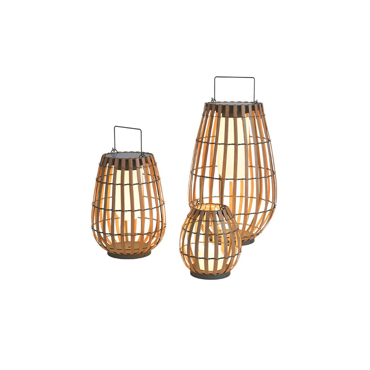 Veshael Tropic Braid farol lámpara exterior