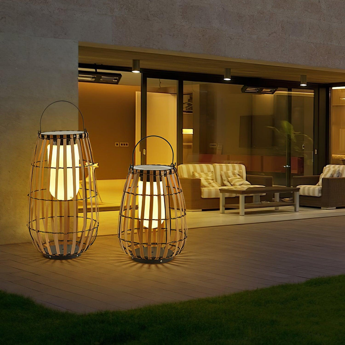 Veshael Tropic Braid farol lámpara exterior