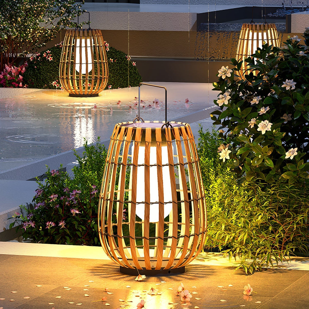 Veshael Tropic Braid farol lámpara exterior