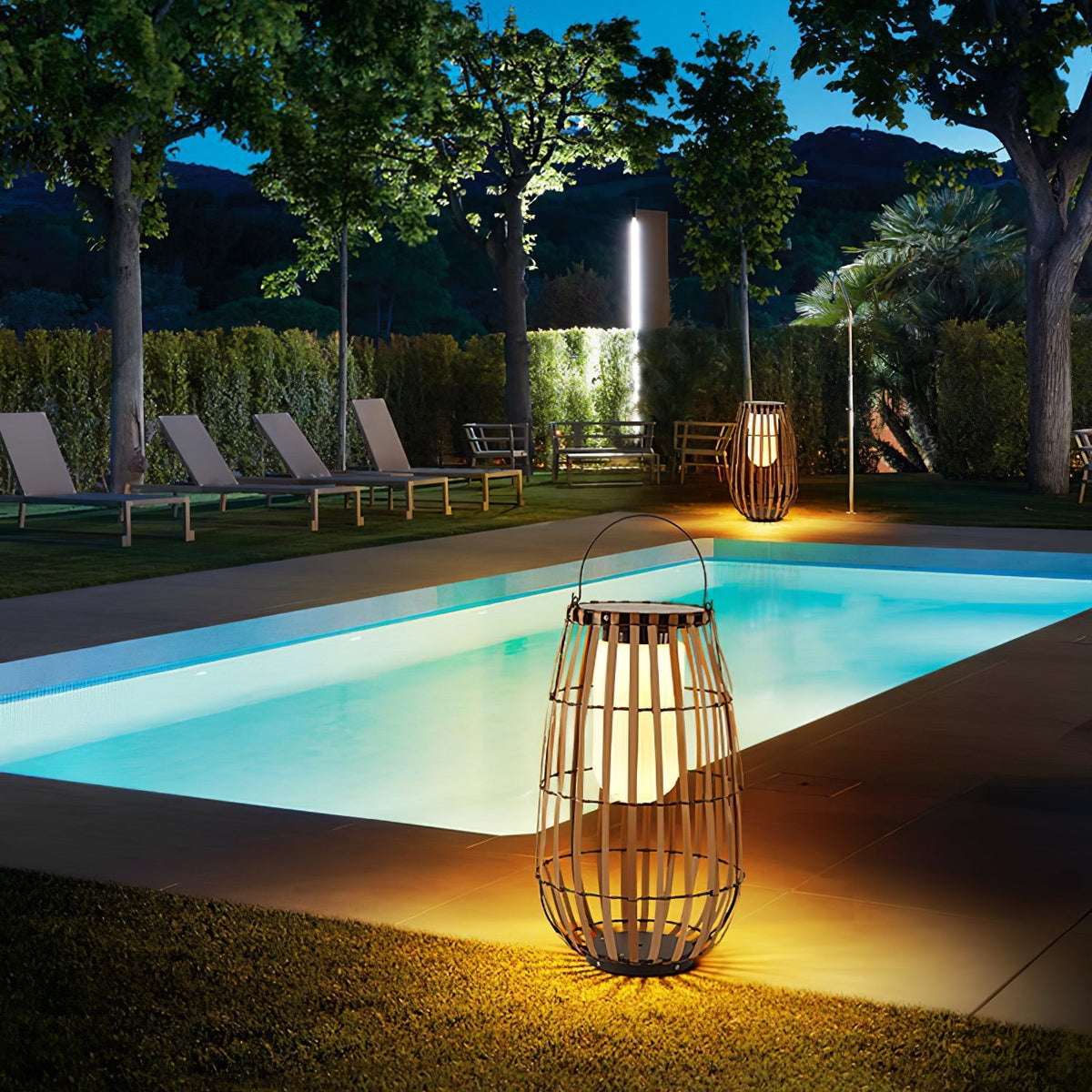 Veshael Tropic Braid farol lámpara exterior