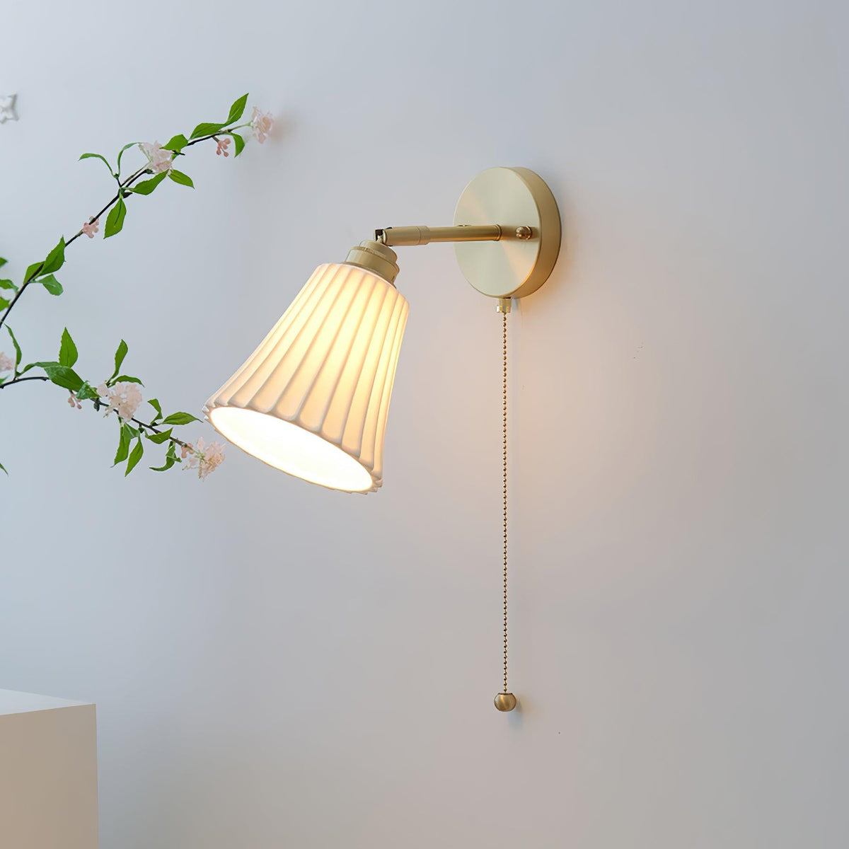 Nominex aplique de pared Vintage de cerámica
