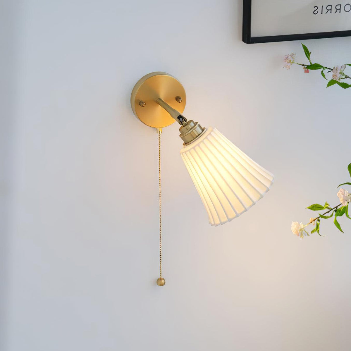 Nominex aplique de pared Vintage de cerámica