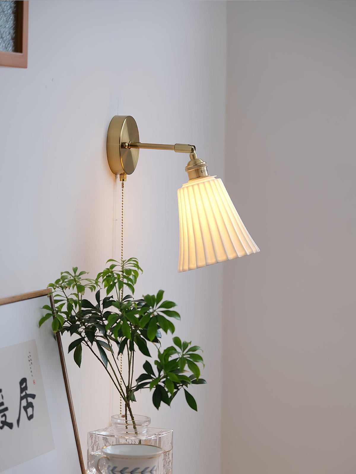 Nominex aplique de pared Vintage de cerámica