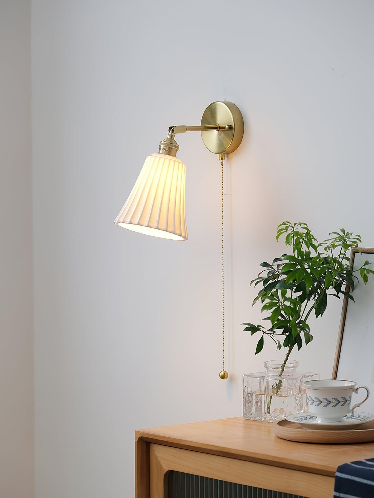 Nominex aplique de pared Vintage de cerámica