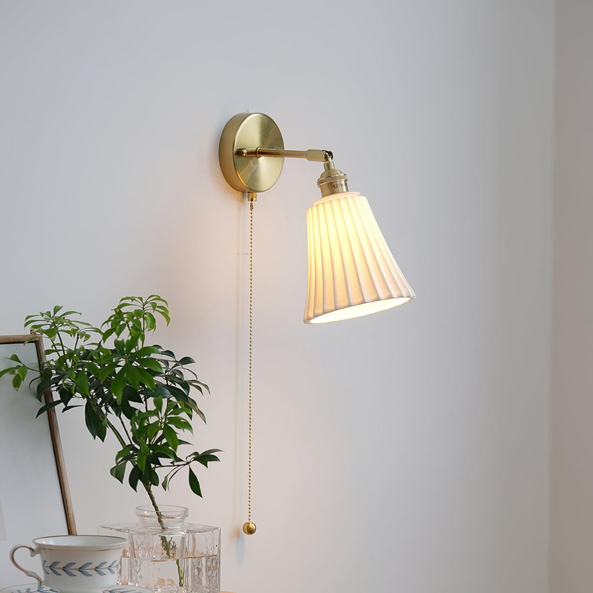 Nominex aplique de pared Vintage de cerámica