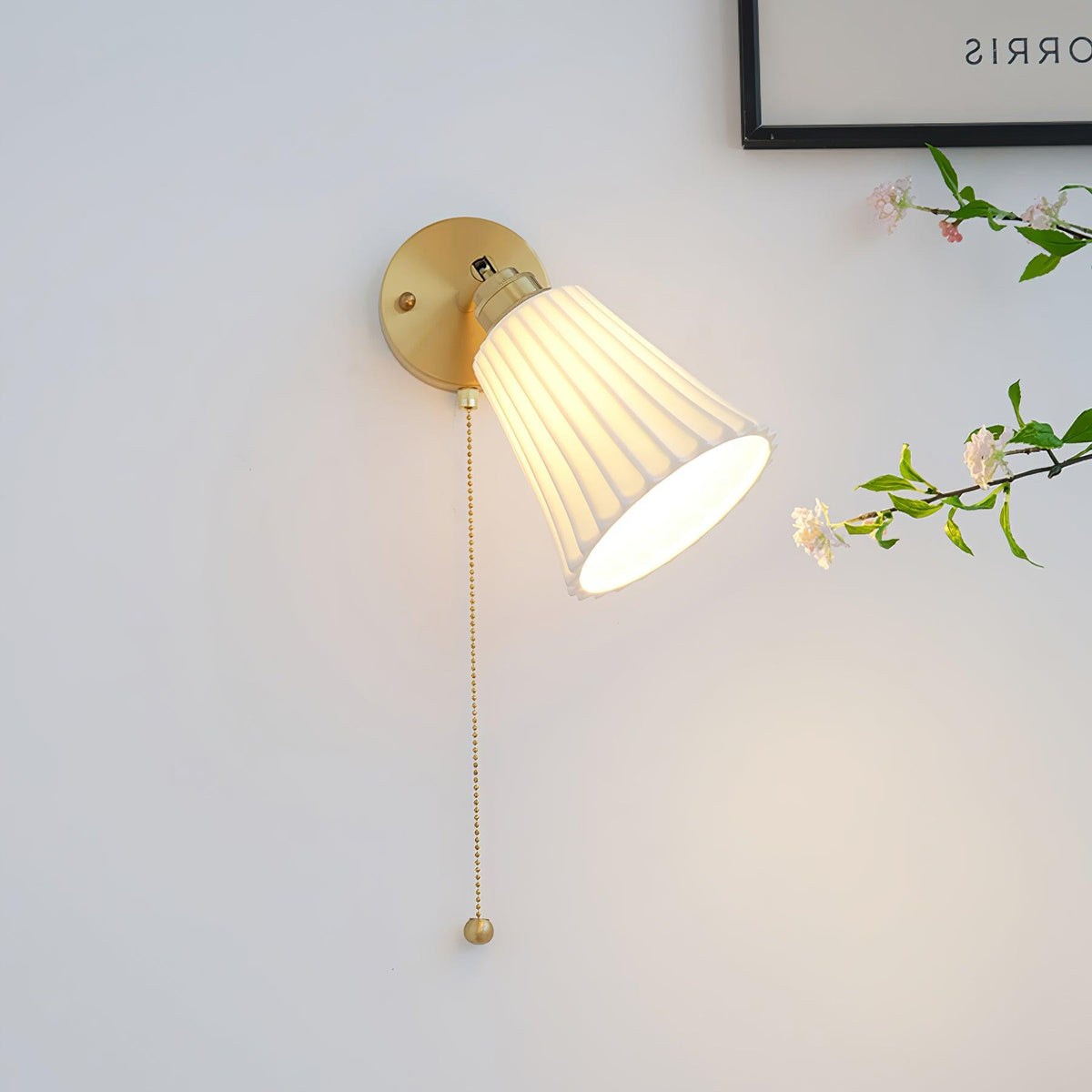 Nominex aplique de pared Vintage de cerámica