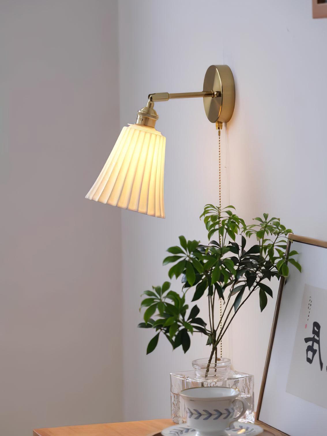Nominex aplique de pared Vintage de cerámica