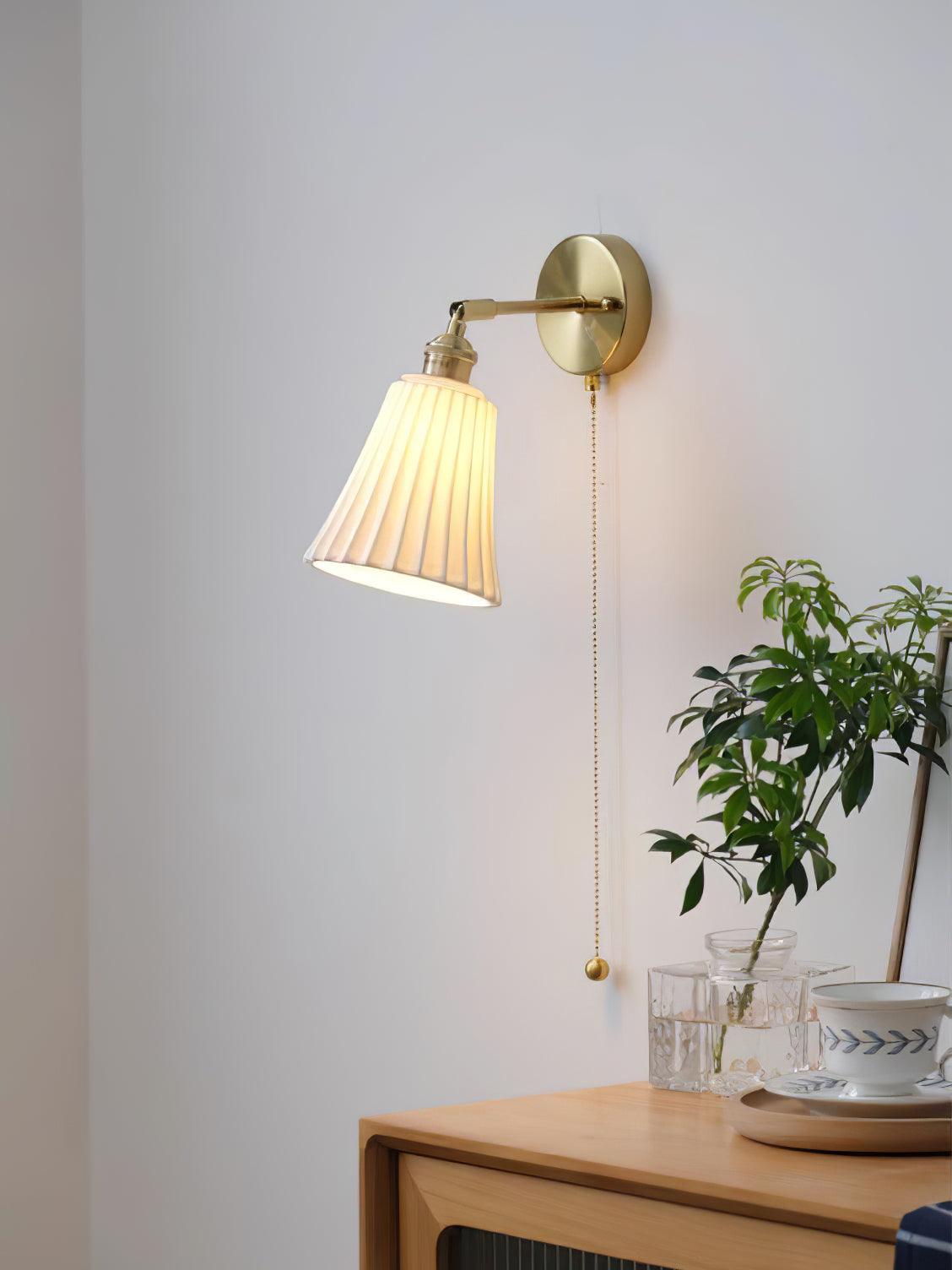 Nominex aplique de pared Vintage de cerámica
