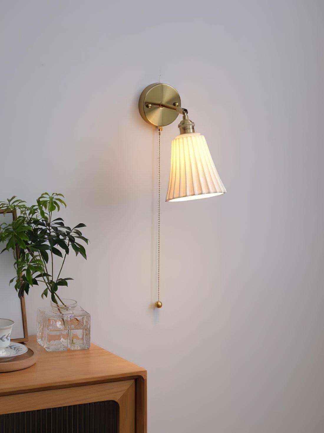 Nominex aplique de pared Vintage de cerámica