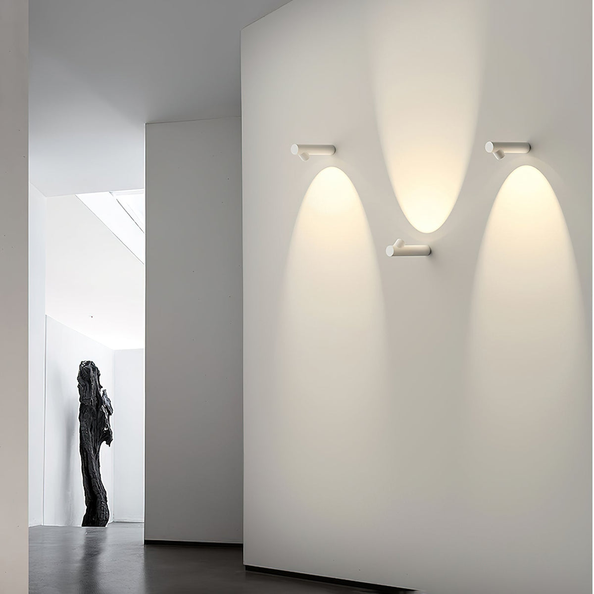 Pipeline aplique de pared moderno minimalista de tubo