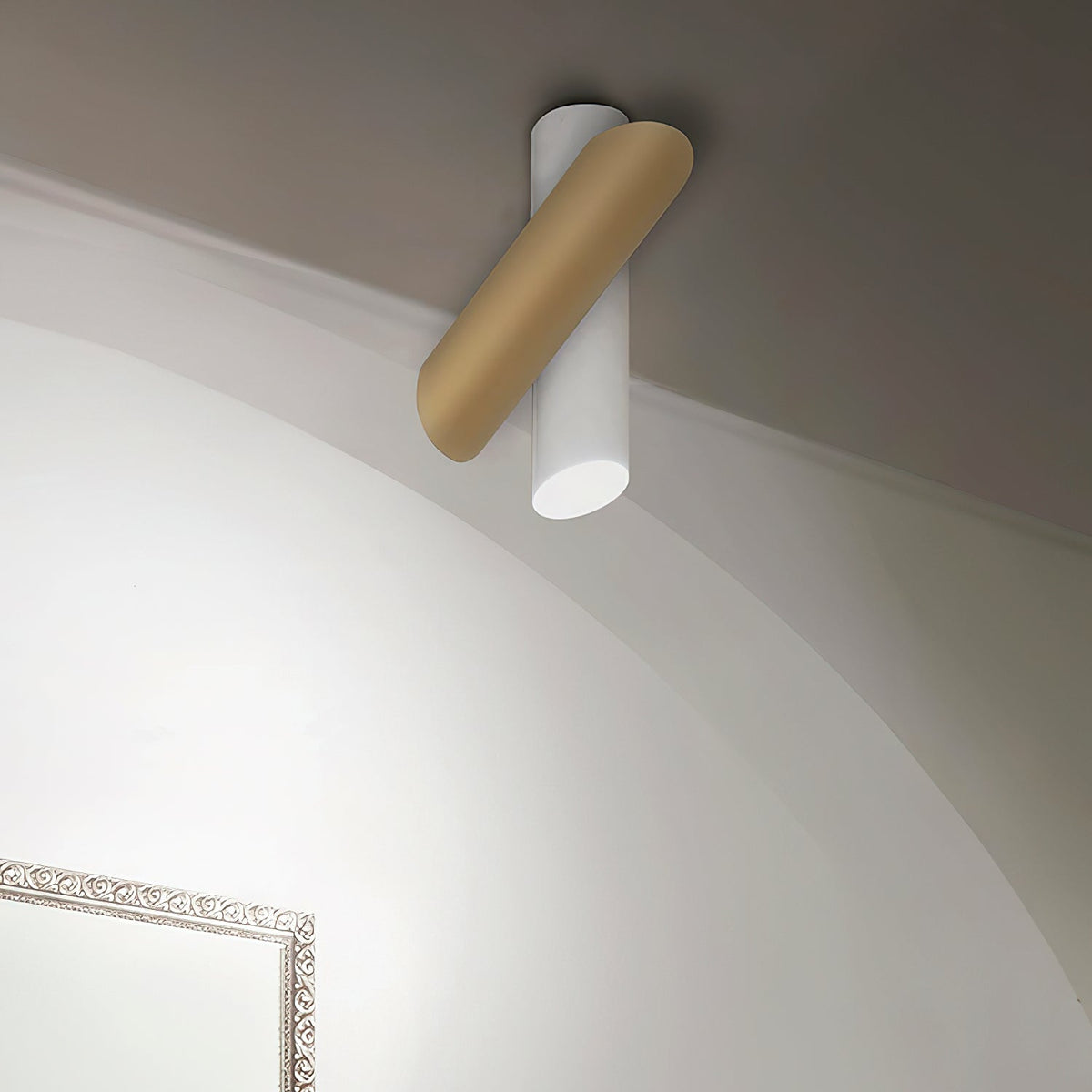Teu lámpara de techo moderna minimalista tubular