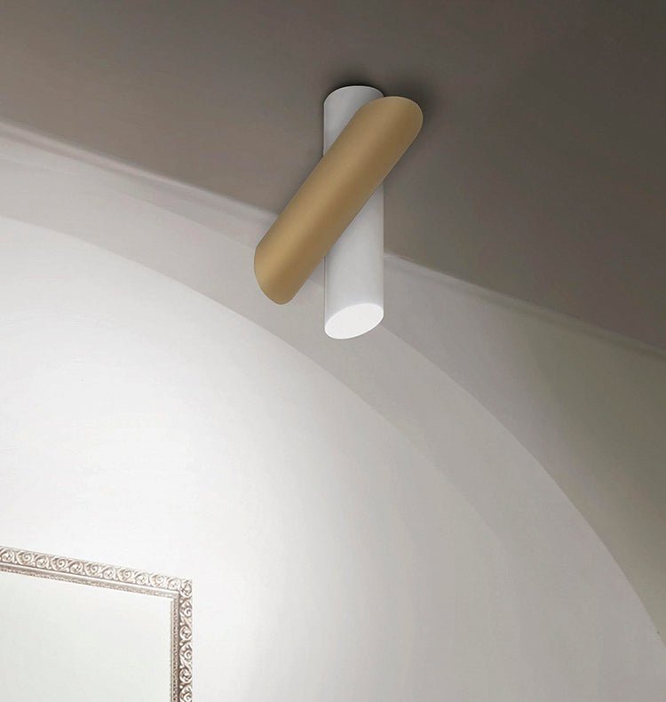 Teu lámpara de techo moderna minimalista tubular
