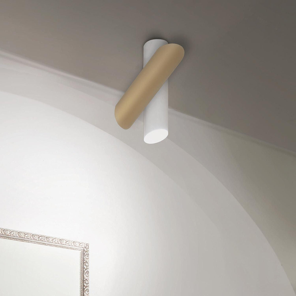 Teu lámpara de techo moderna minimalista tubular