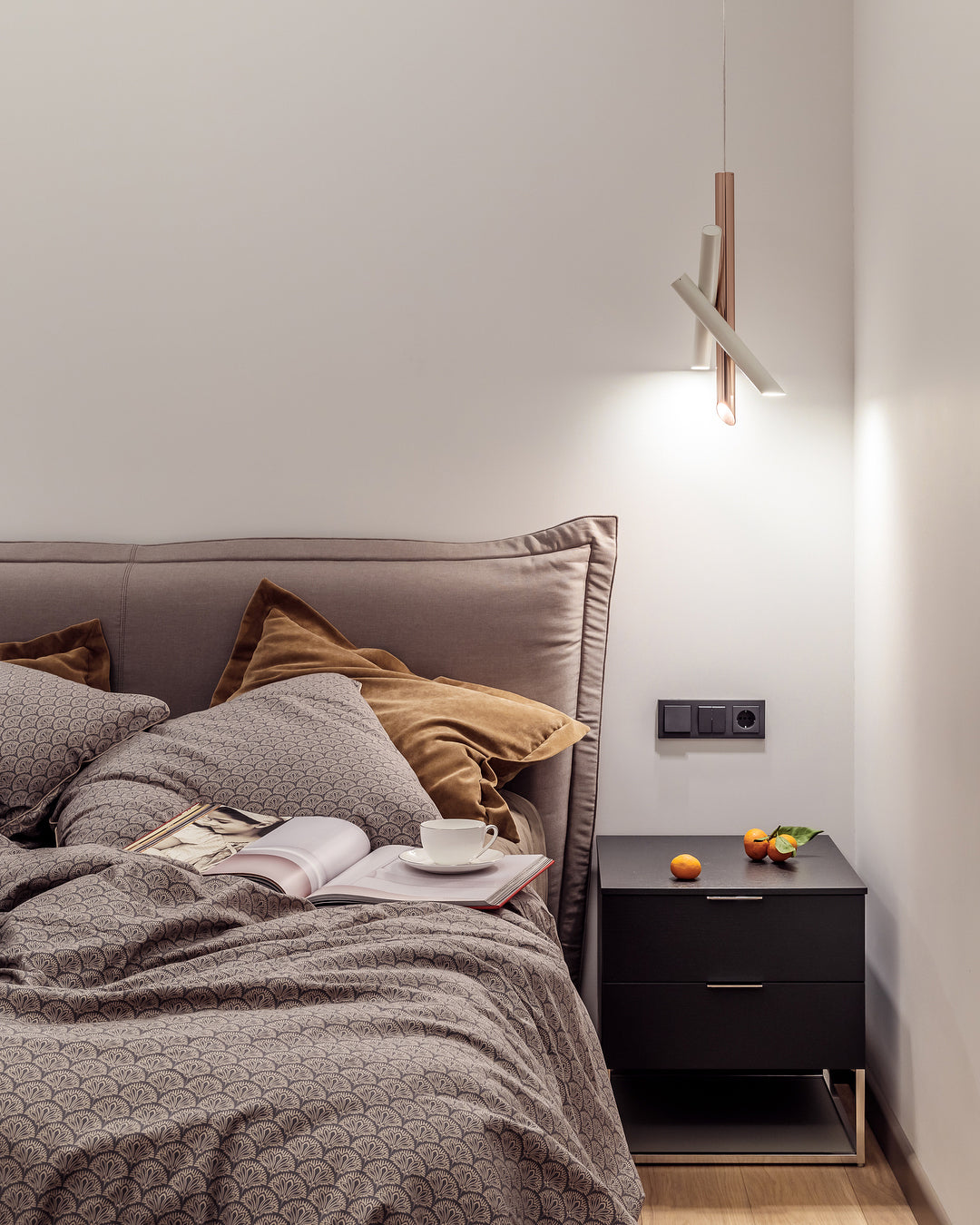 Erixon lámpara colgante de tubos de aluminio minimalista