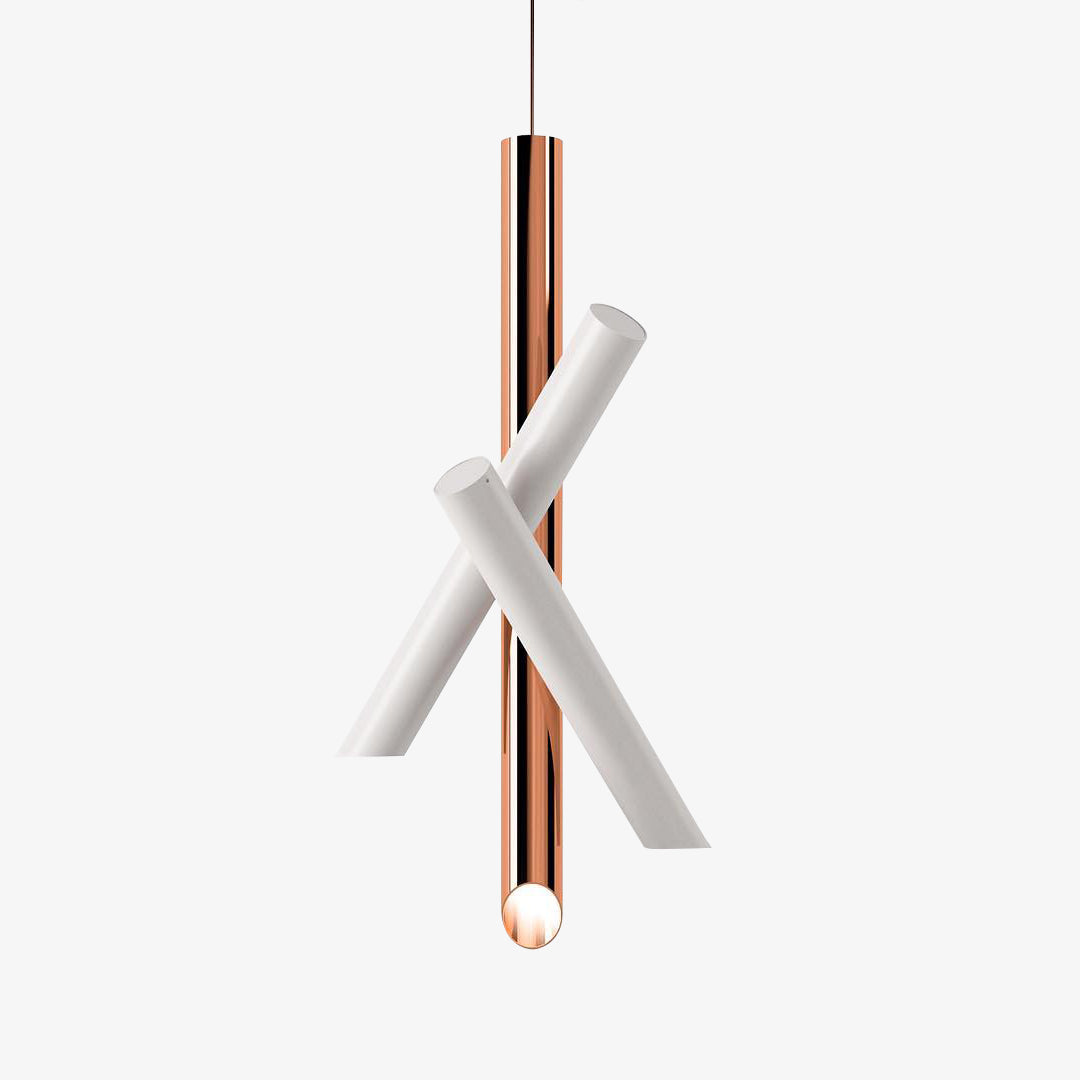 Erixon lámpara colgante de tubos de aluminio minimalista