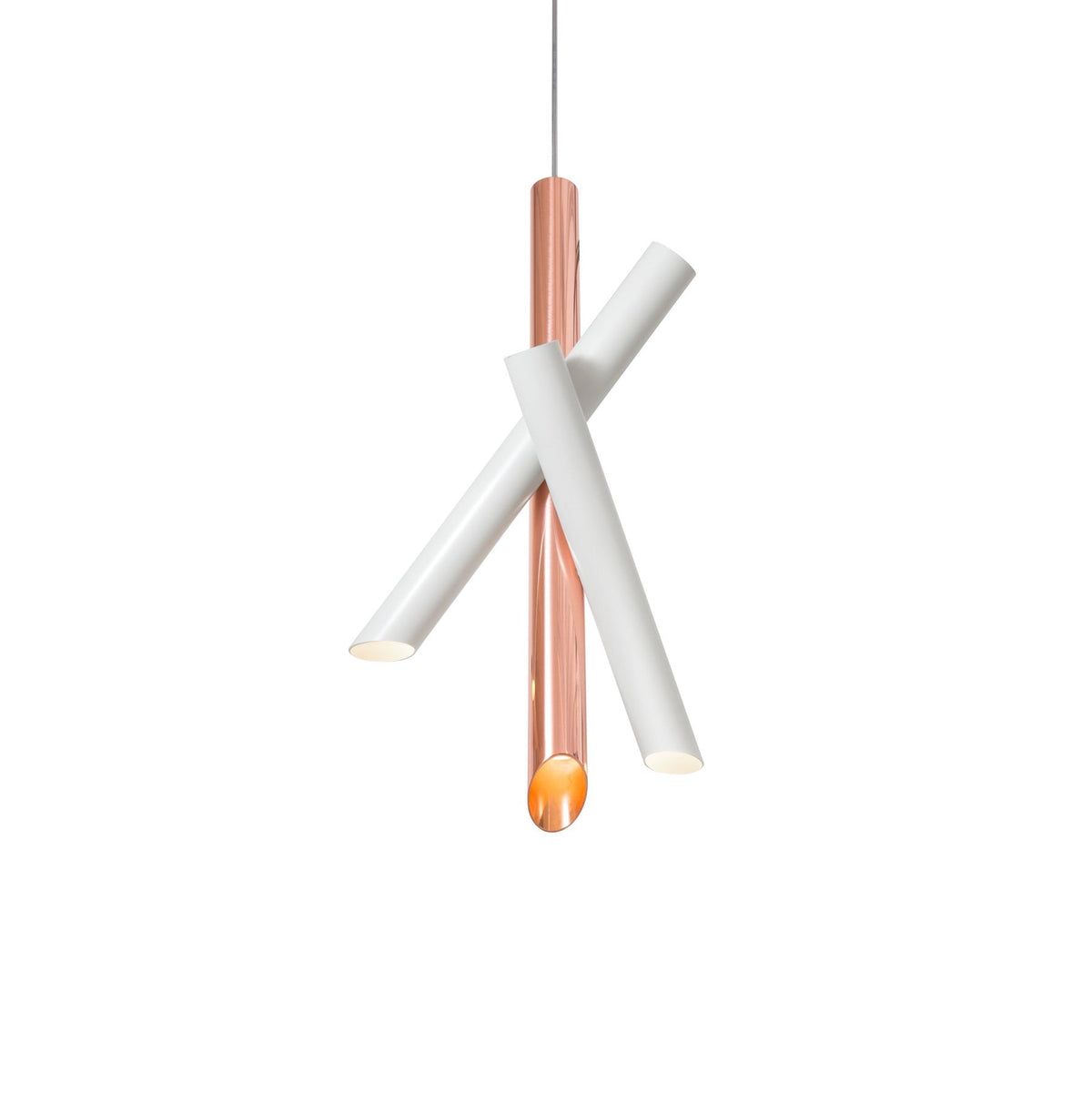 Erixon lámpara colgante de tubos de aluminio minimalista