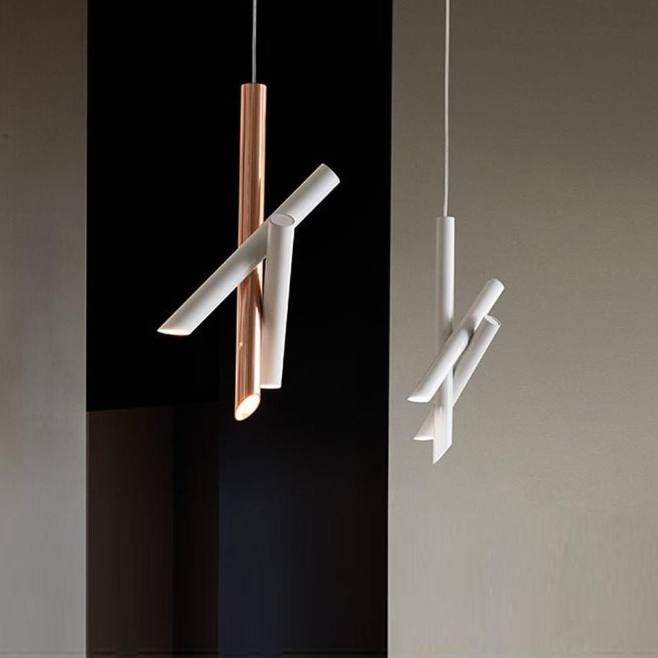 Erixon lámpara colgante de tubos de aluminio minimalista
