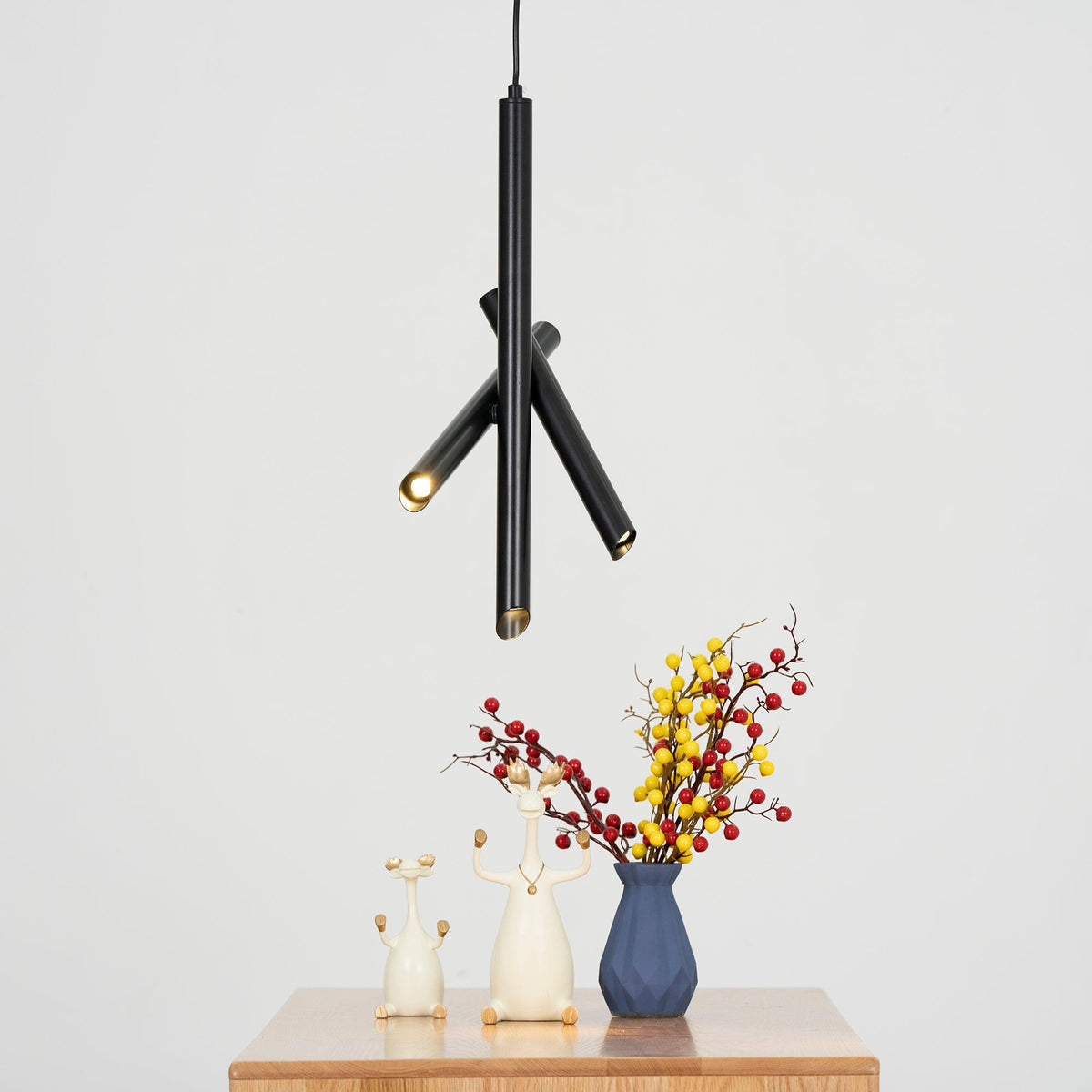 Erixon lámpara colgante de tubos de aluminio minimalista