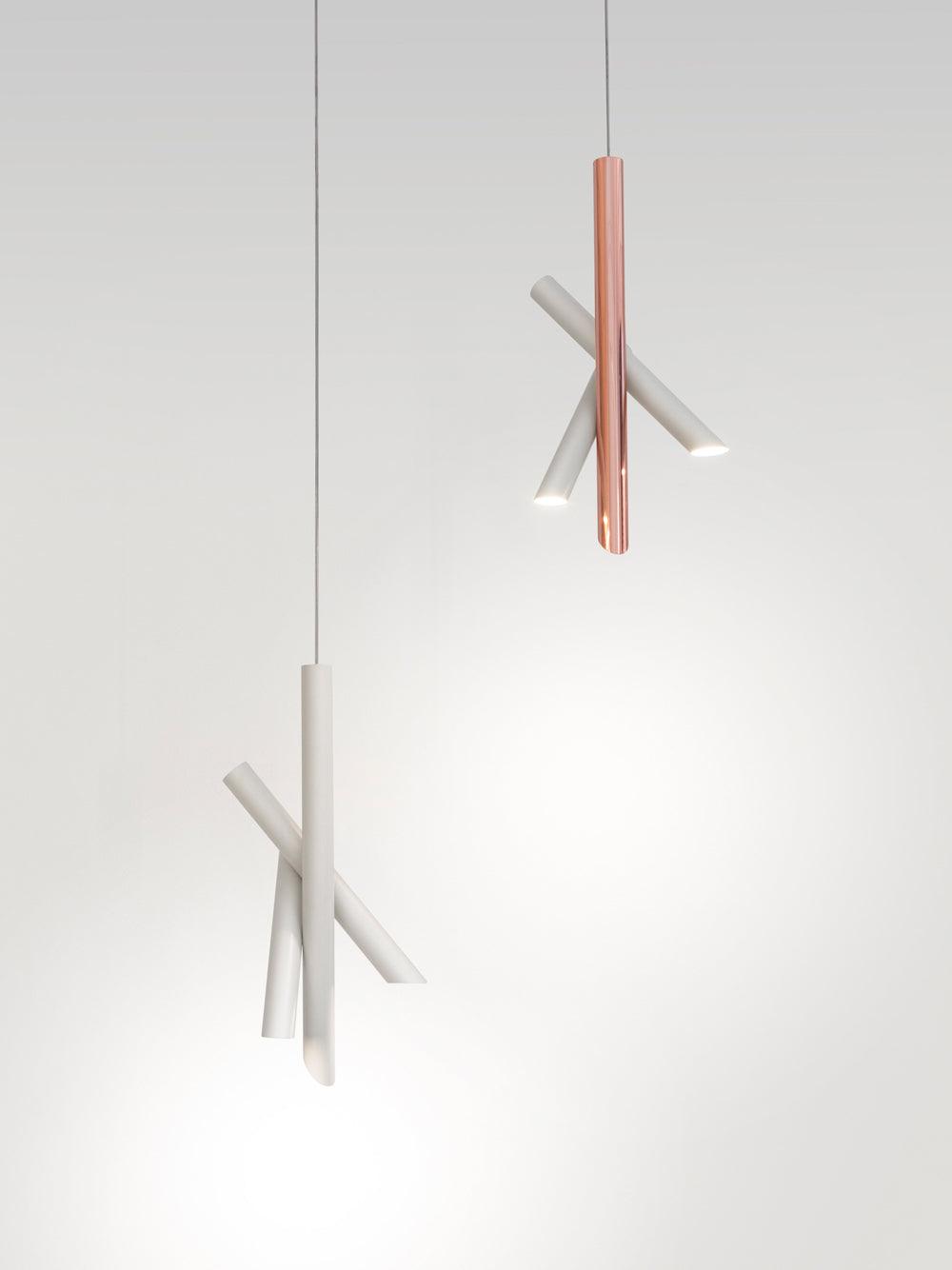 Erixon lámpara colgante de tubos de aluminio minimalista
