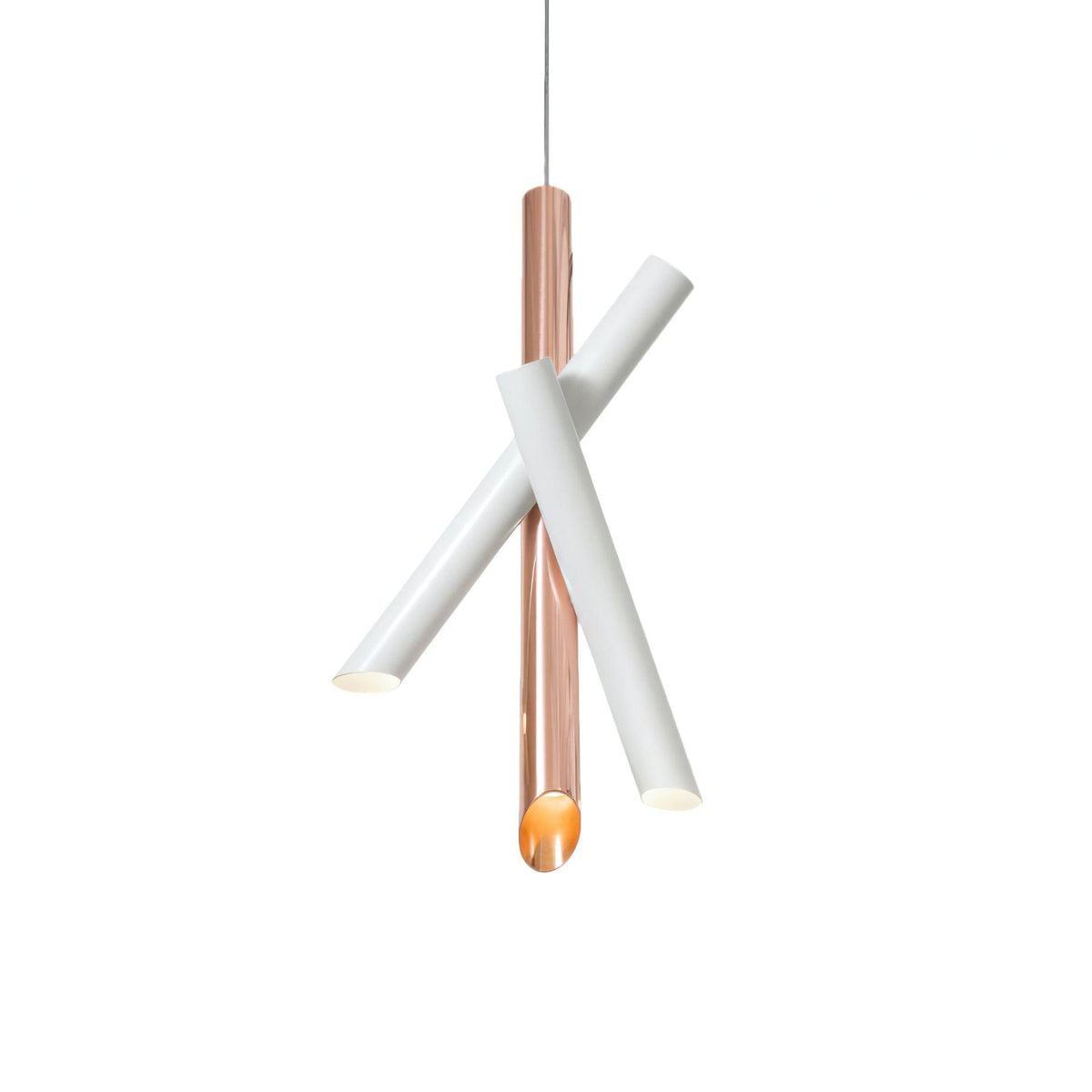 Erixon lámpara colgante de tubos de aluminio minimalista