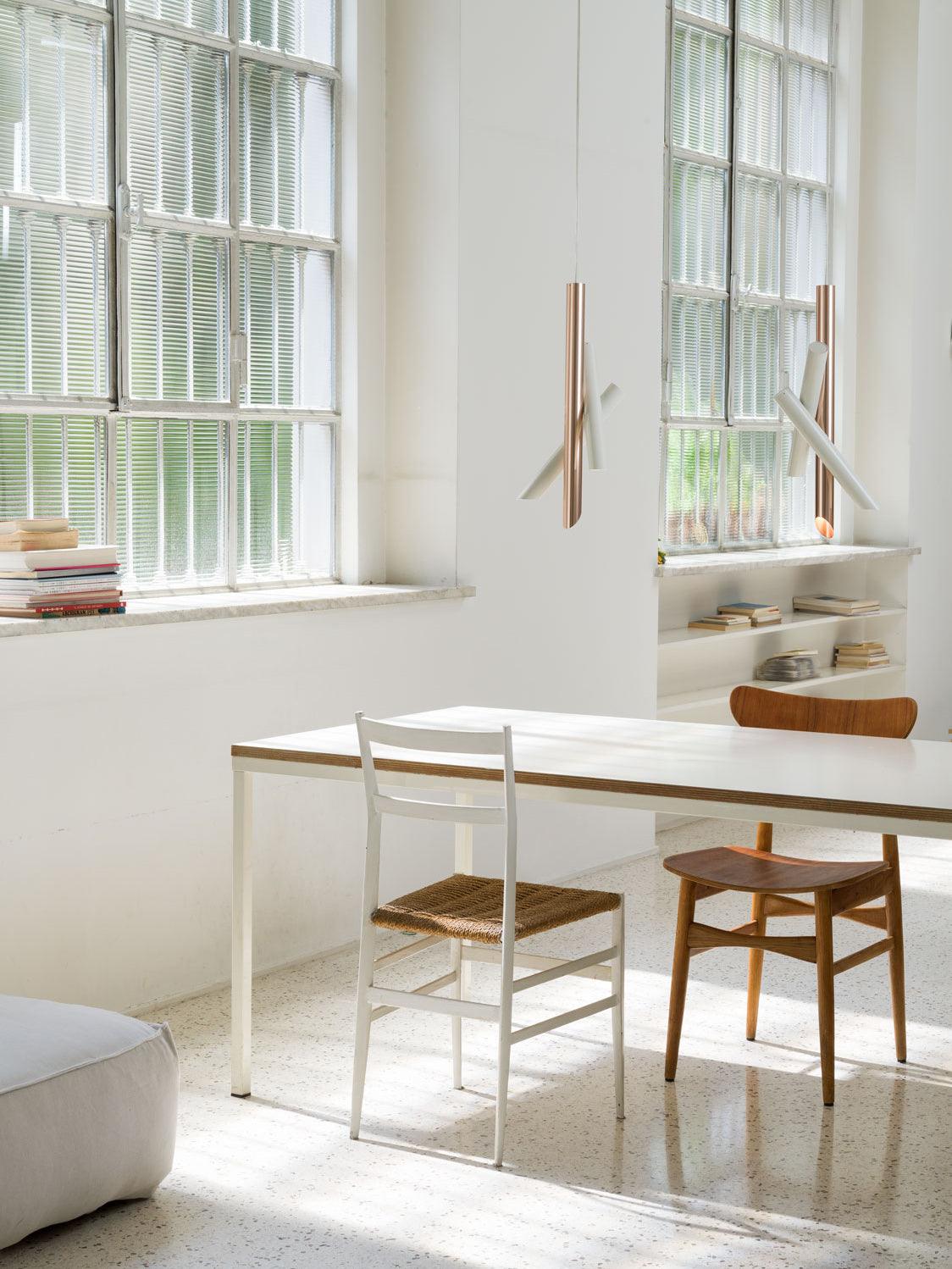 Erixon lámpara colgante de tubos de aluminio minimalista