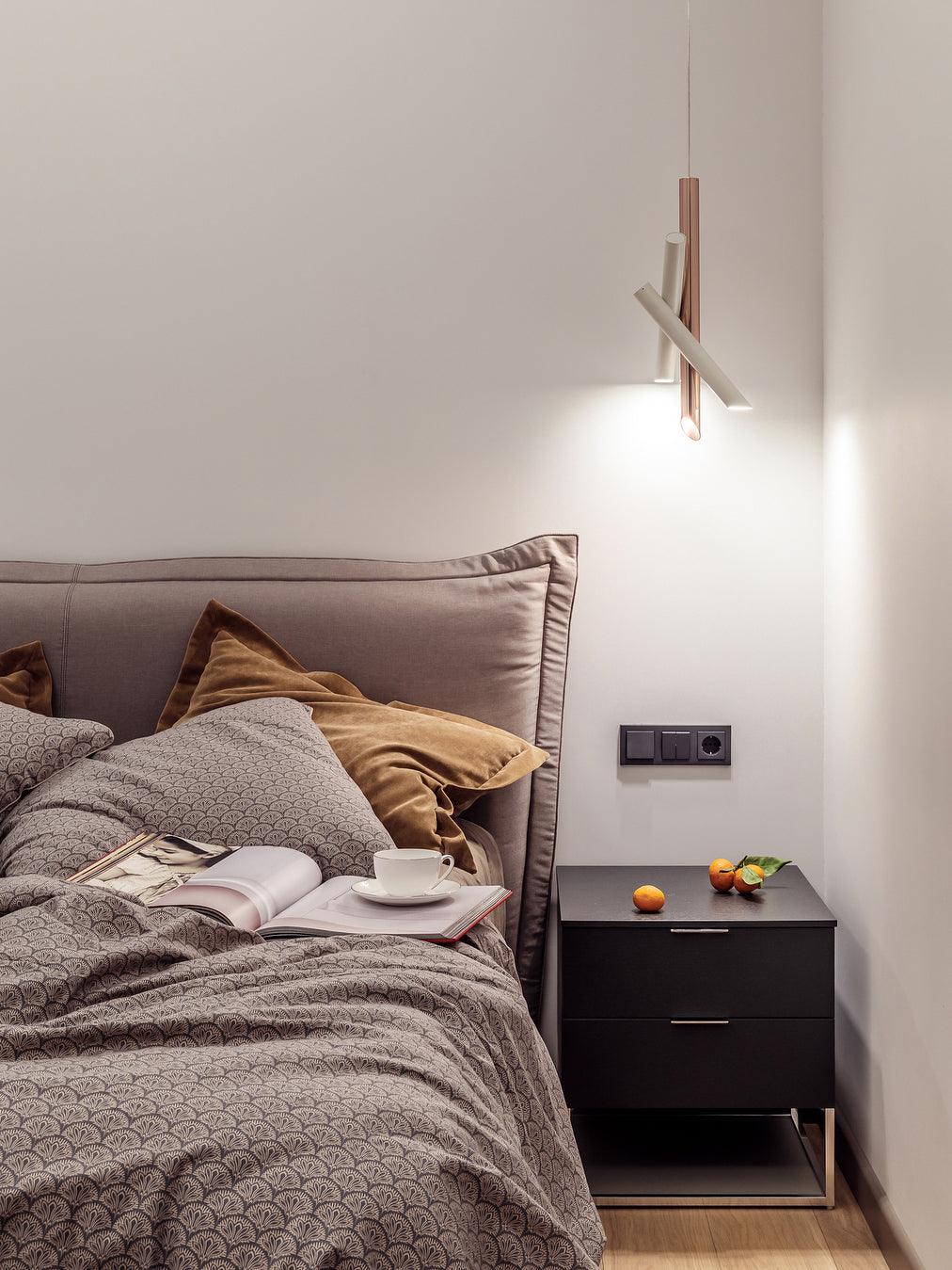 Erixon lámpara colgante de tubos de aluminio minimalista