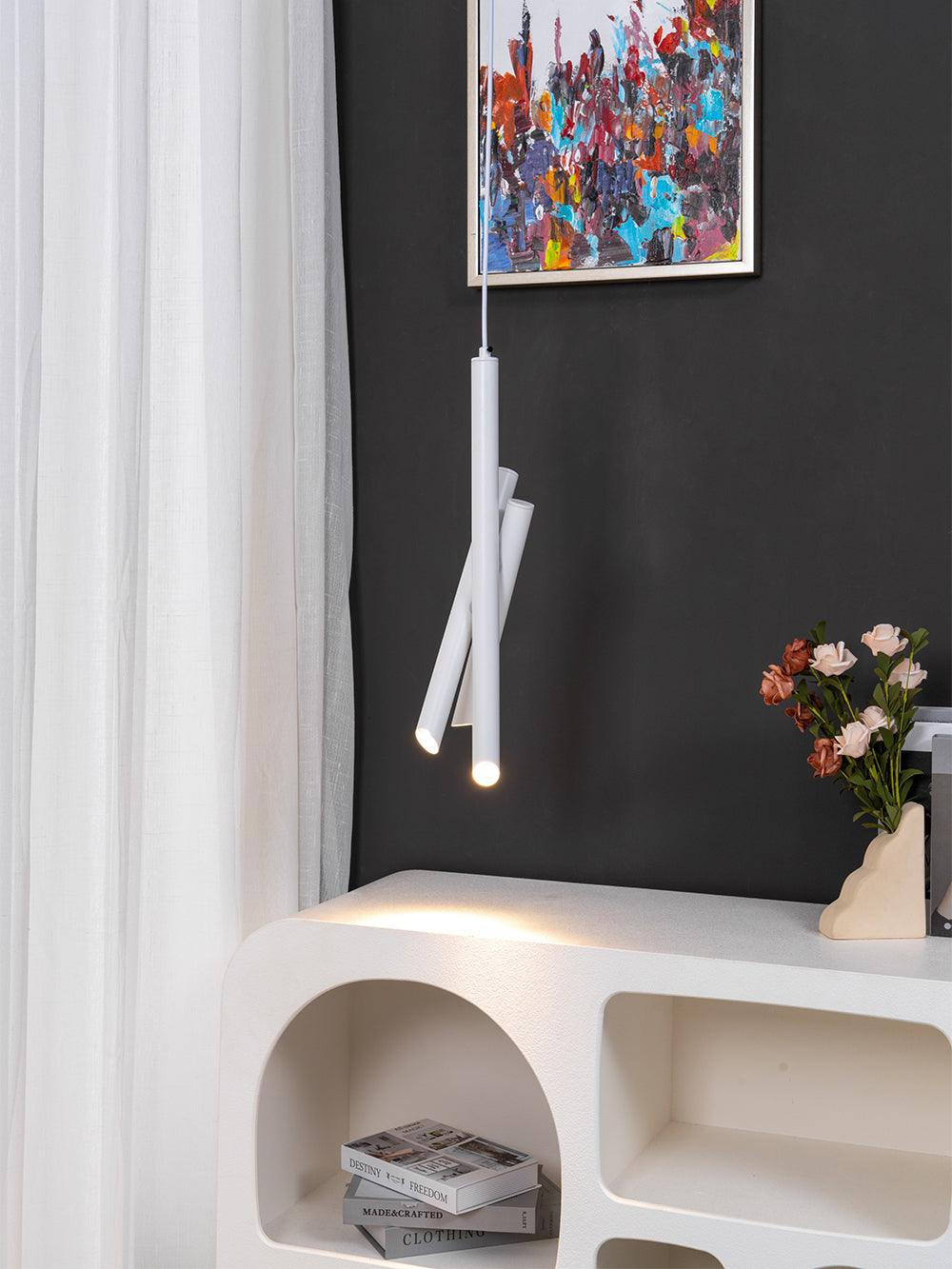Erixon lámpara colgante de tubos de aluminio minimalista