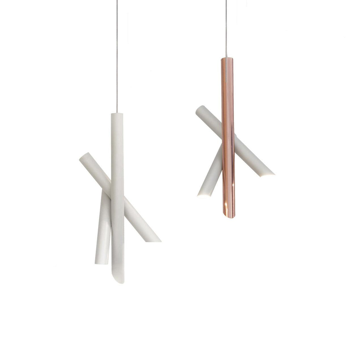 Erixon lámpara colgante de tubos de aluminio minimalista