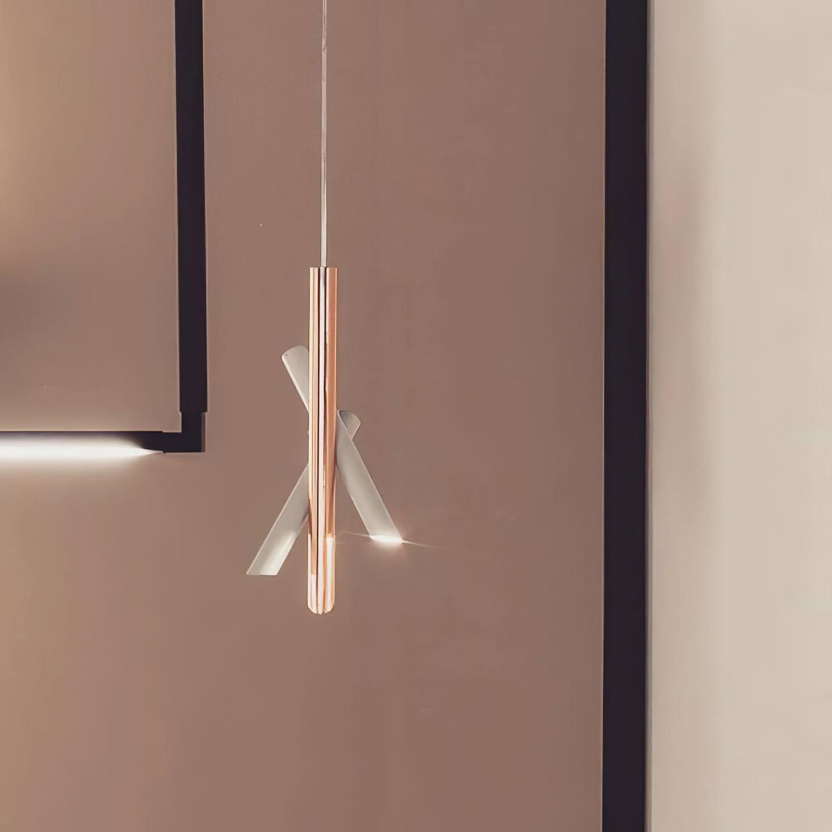 Erixon lámpara colgante de tubos de aluminio minimalista