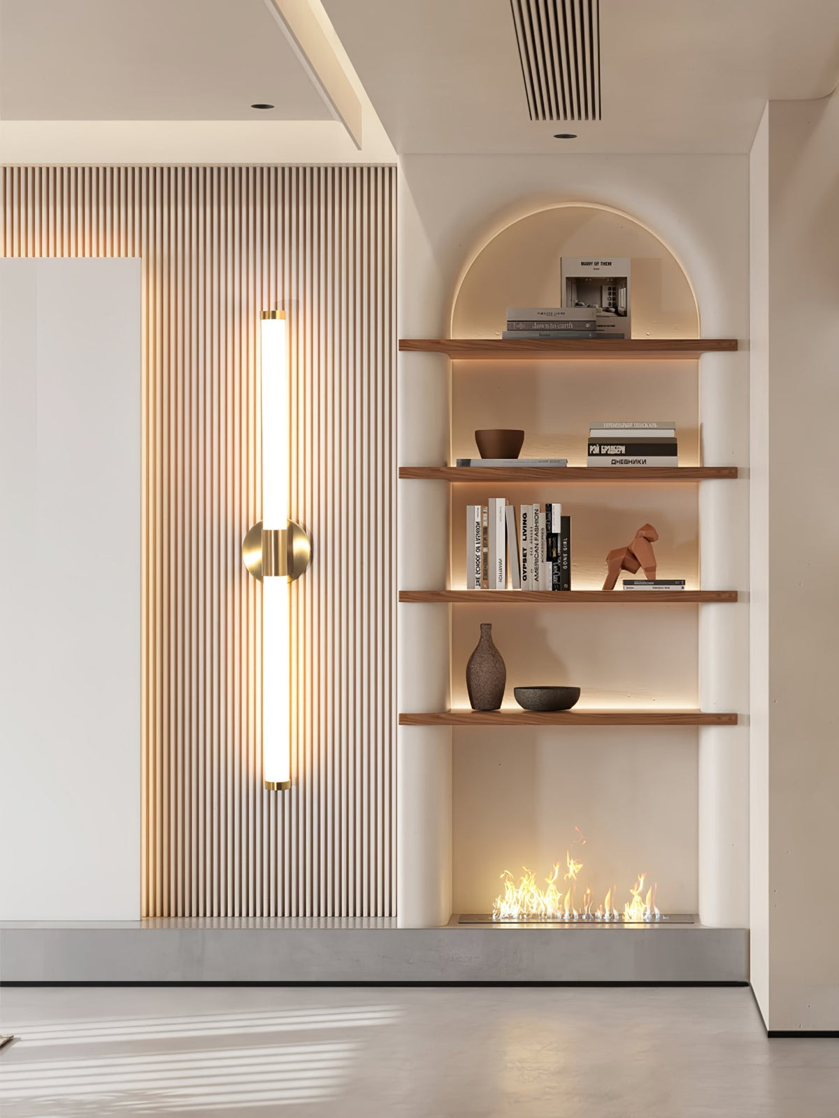 Cecarir Art tubo lineal LED aplique de pared
