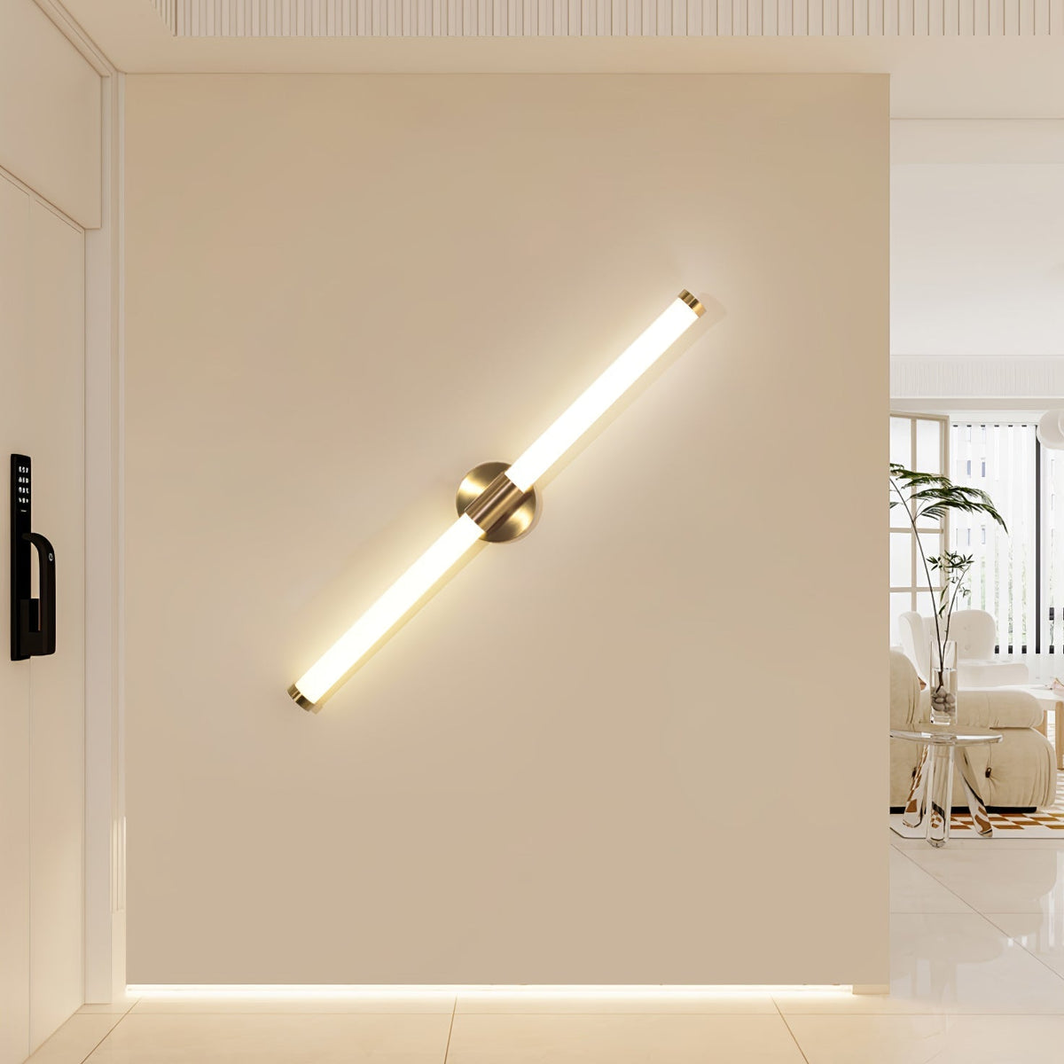 Cecarir Art tubo lineal LED aplique de pared