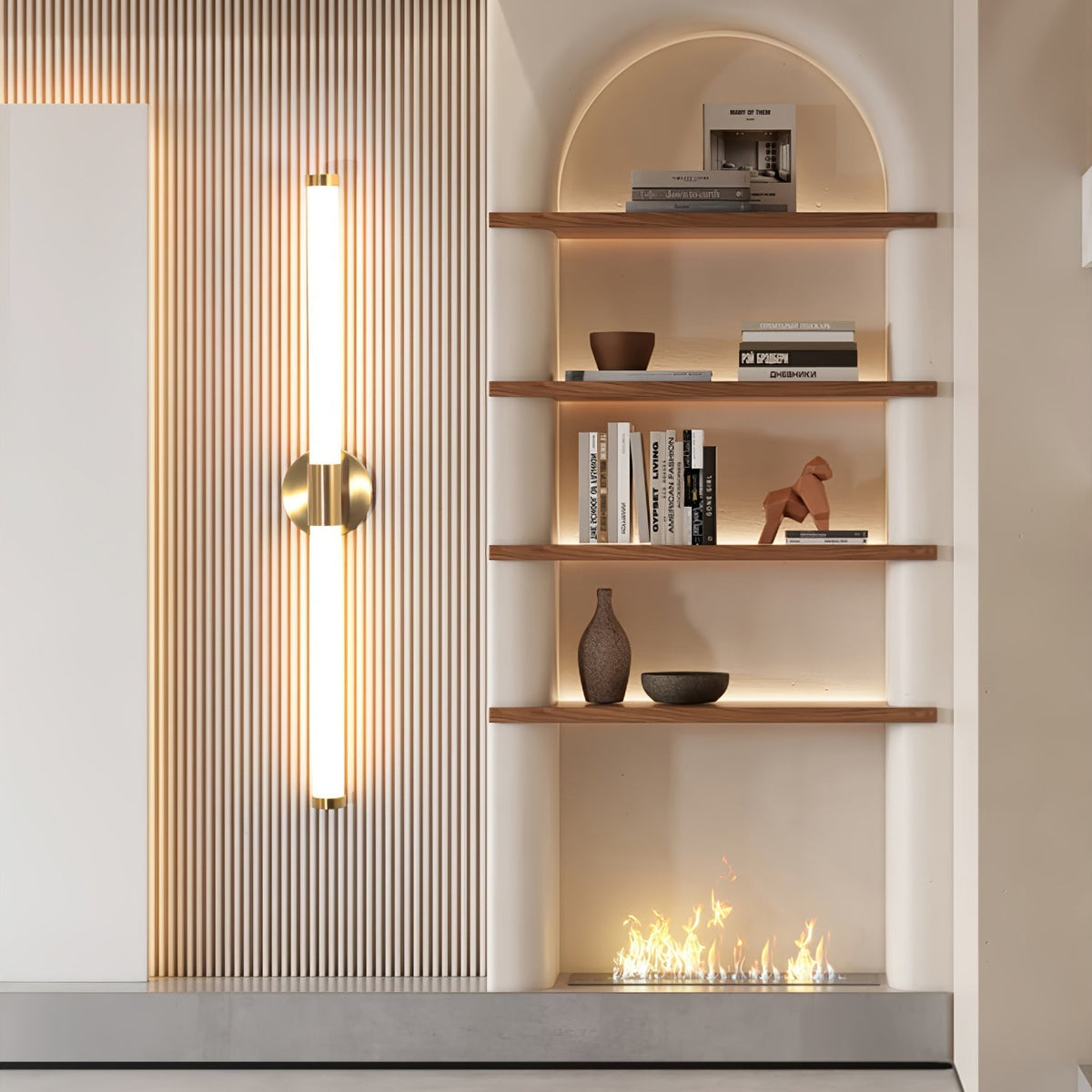 Cecarir Art tubo lineal LED aplique de pared