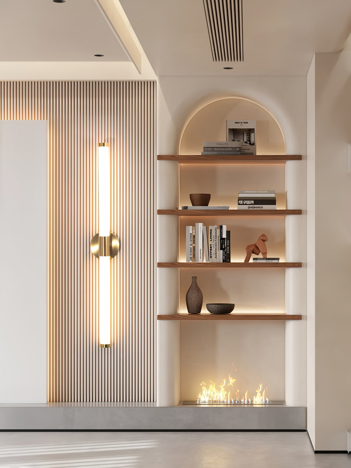Cecarir Art tubo lineal LED aplique de pared