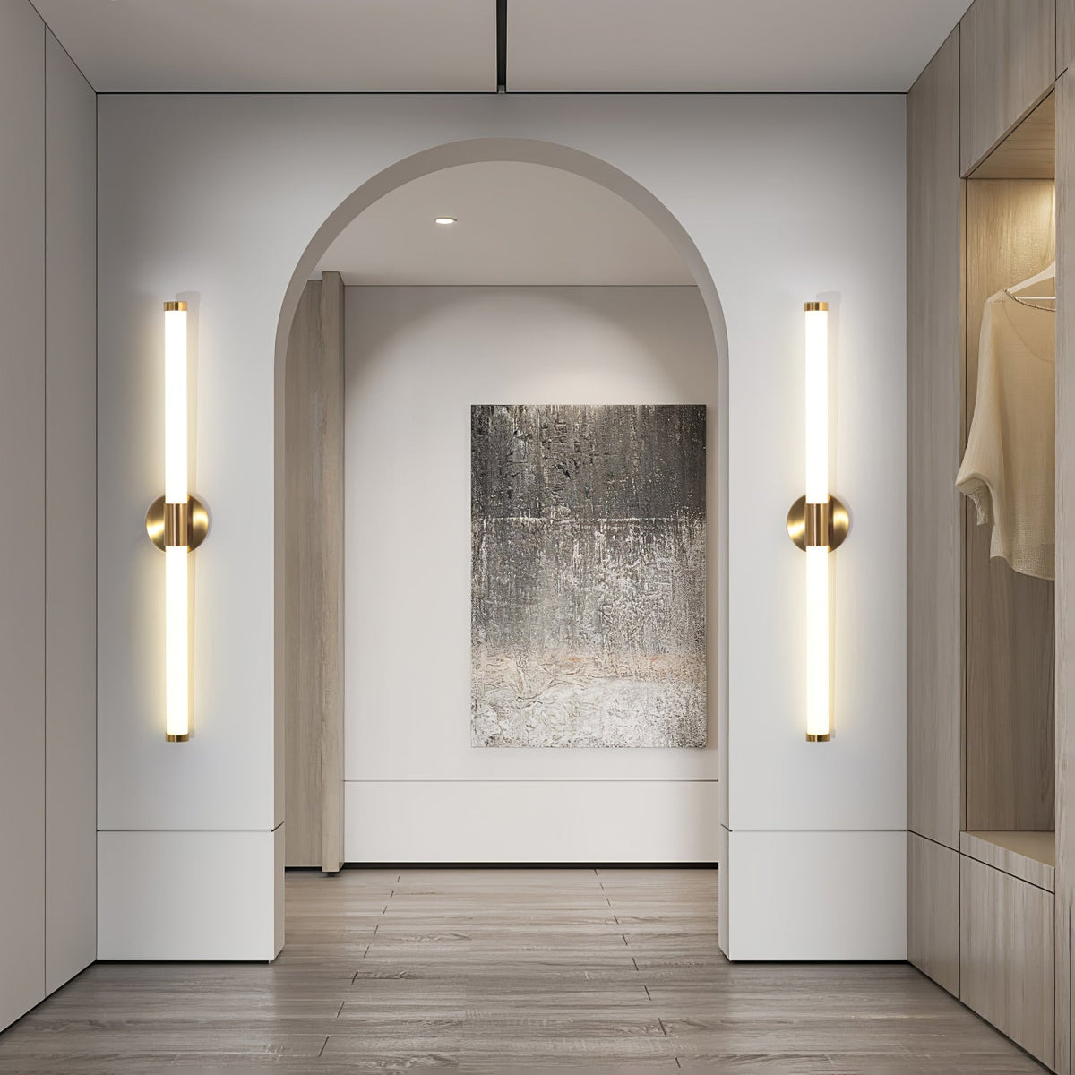 Cecarir Art tubo lineal LED aplique de pared