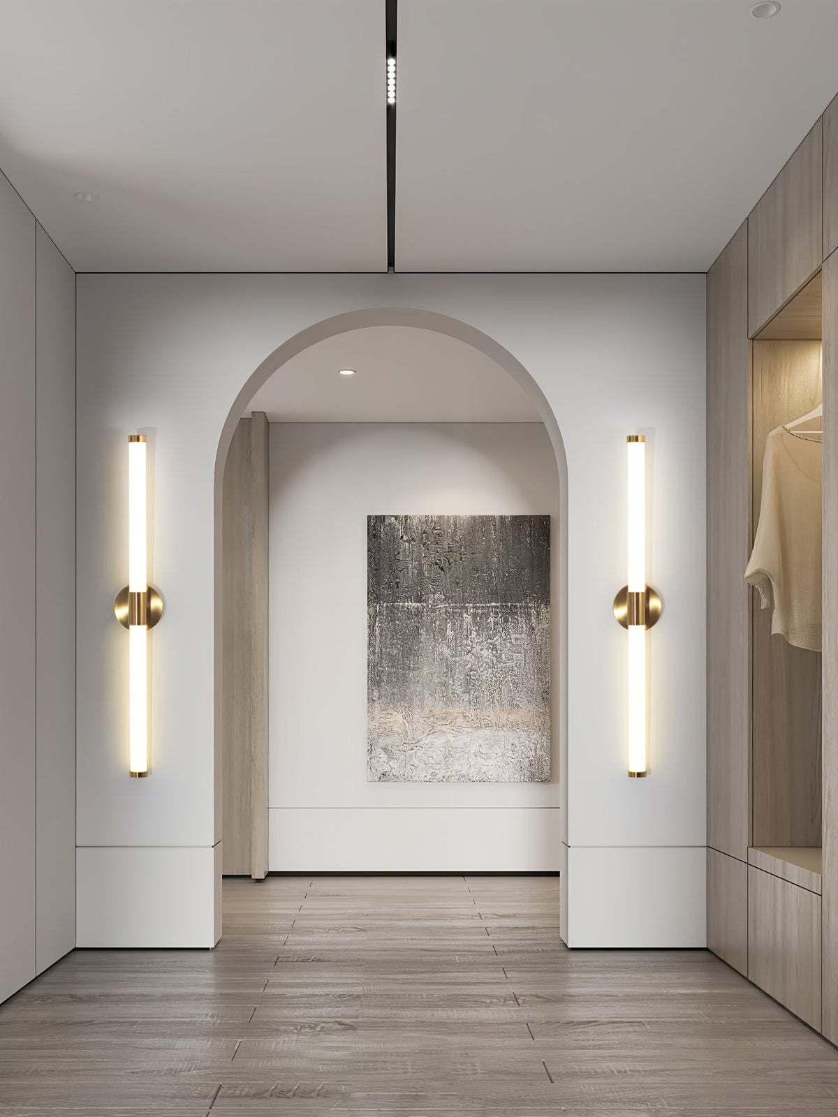 Cecarir Art tubo lineal LED aplique de pared