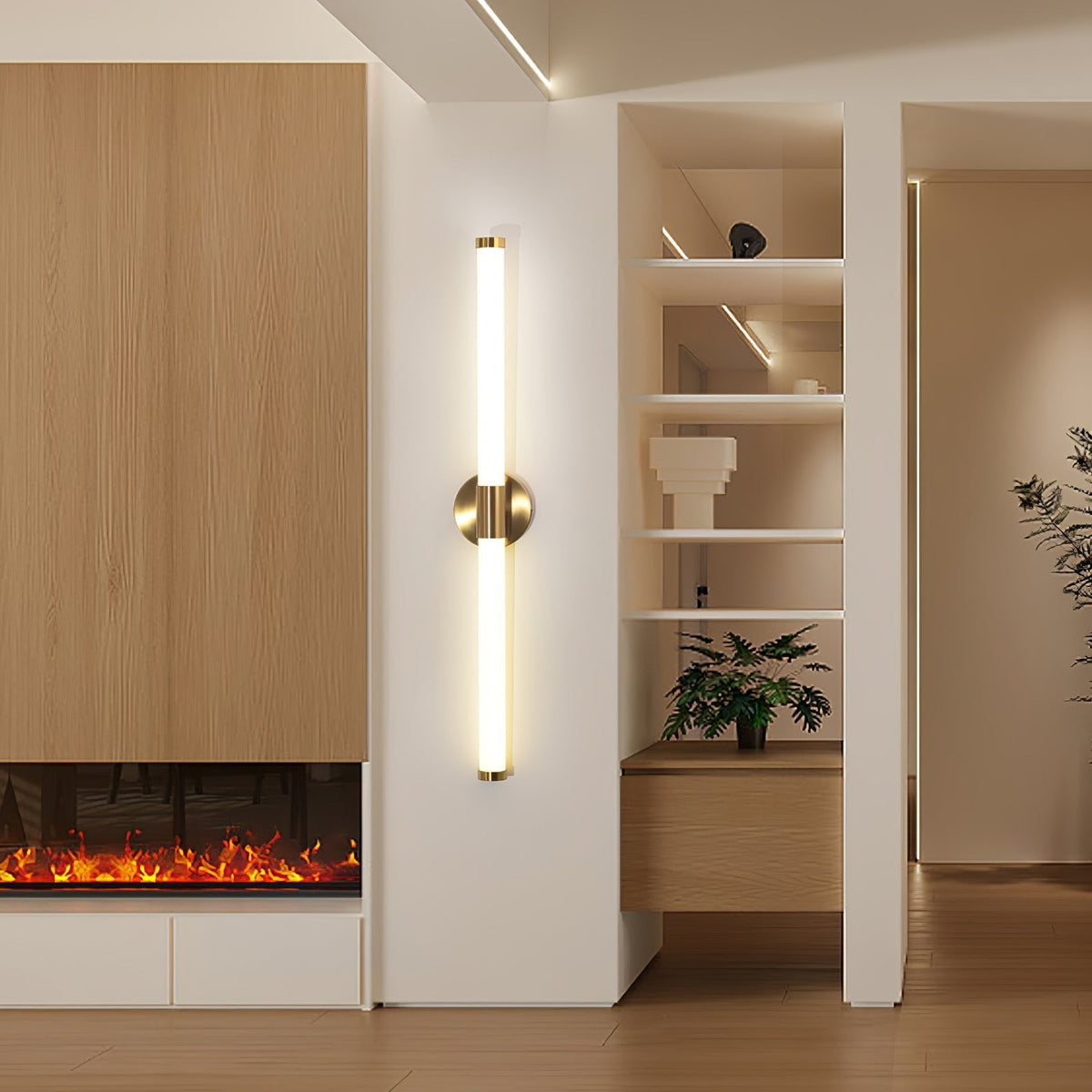 Cecarir Art tubo lineal LED aplique de pared