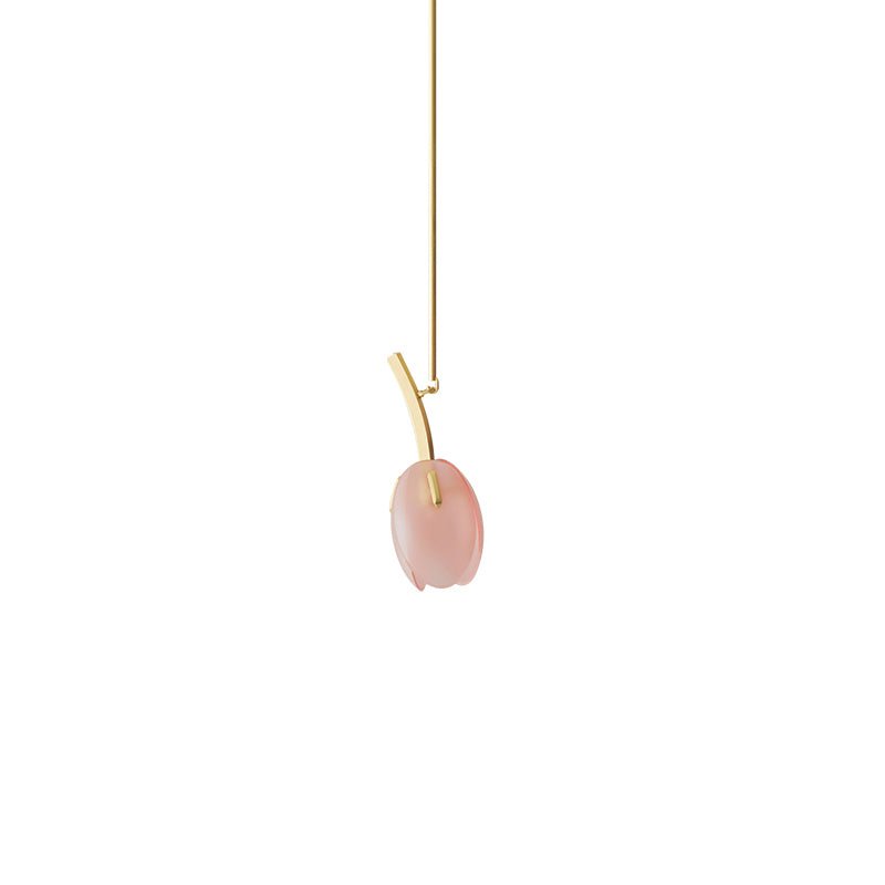 Lámpara de araña flor contemporánea de vidrio