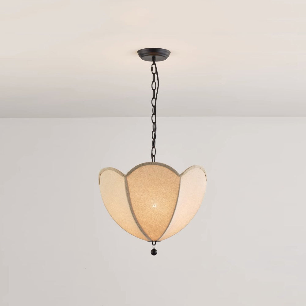 Ritta Tulip Flower Fabric Pendant Lamp